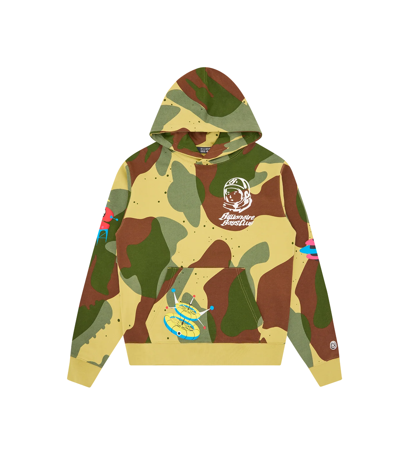 ALL OVER SPACE CAMO POPOVER HOOD - CAMO