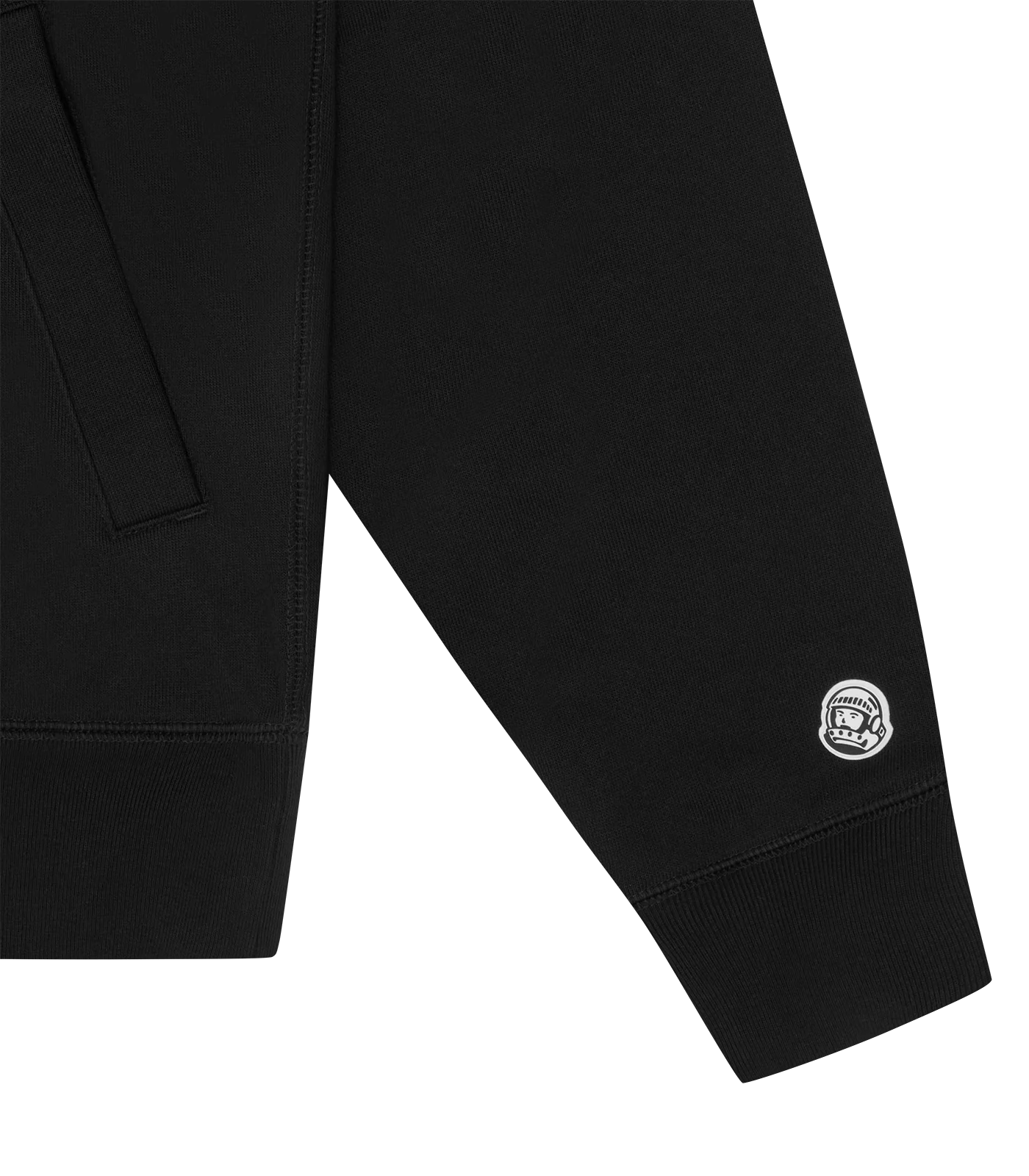 ARCH LOGO FULL ZIP THROUGH HOOD - BLACK - Image 4