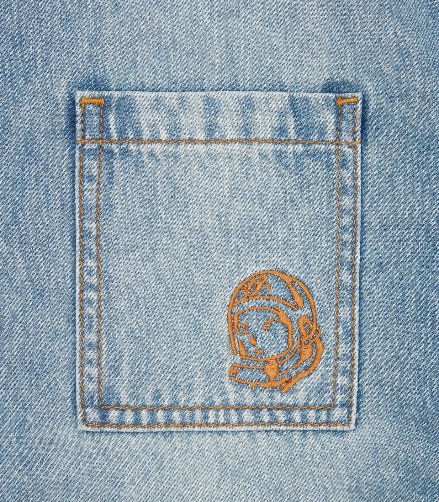 ASTRO DENIM S/S SHIRT - BLUE - Image 5