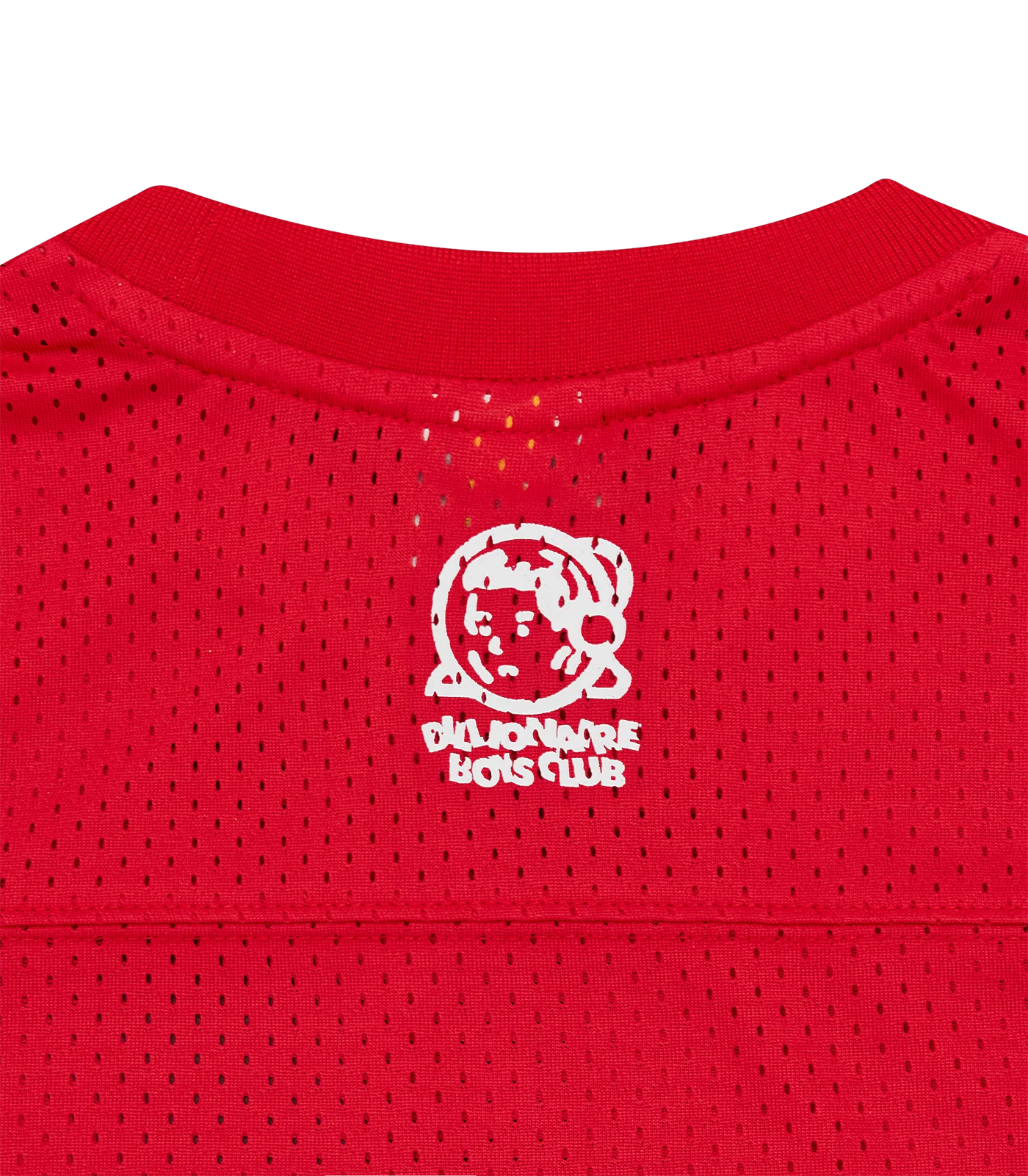KIDS ASTRO MESH FOOTBALL TOP - RED - Image 6