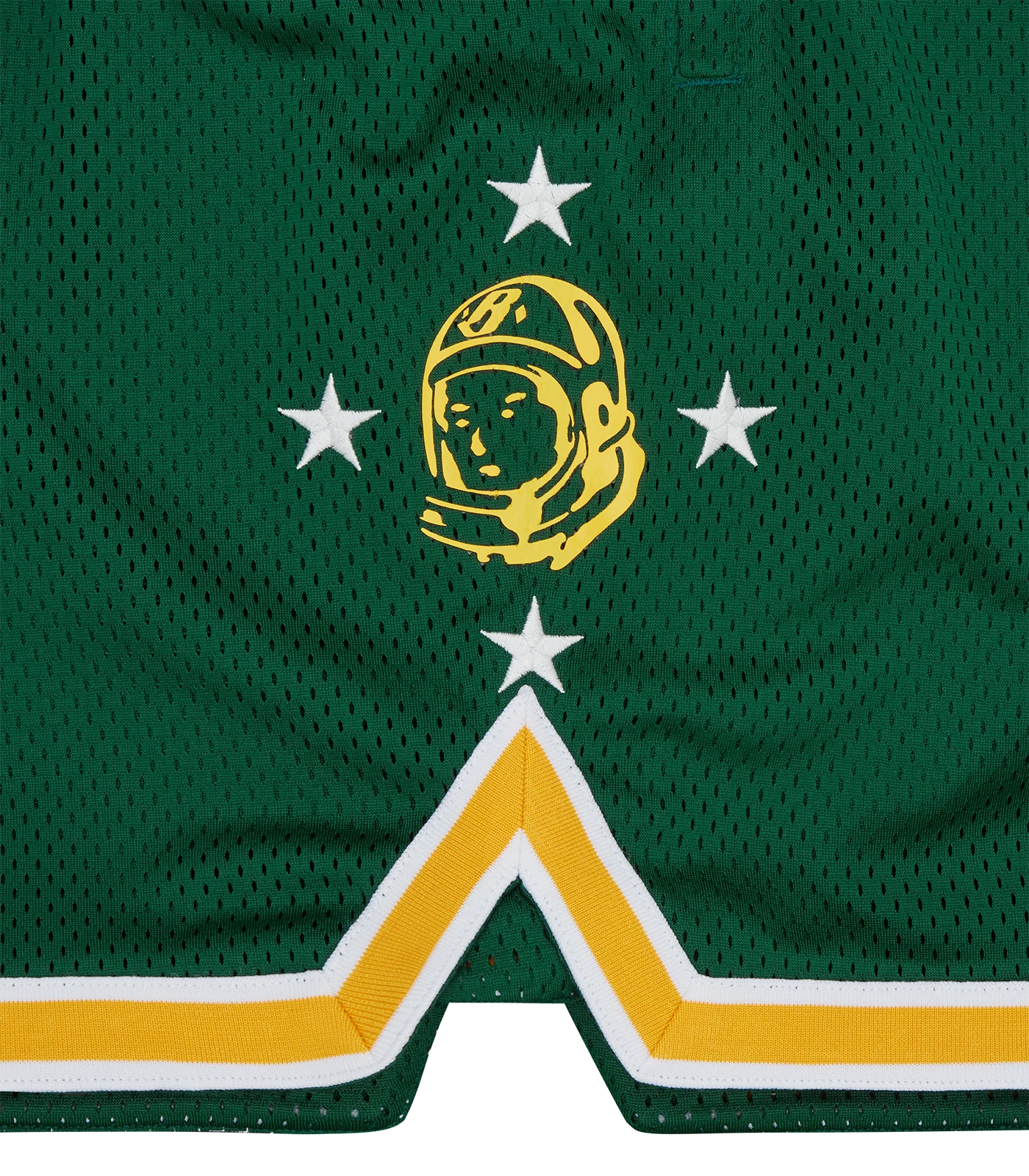 ASTRO STAR MESH BASKETBALL SHORTS - GREEN - Image 4