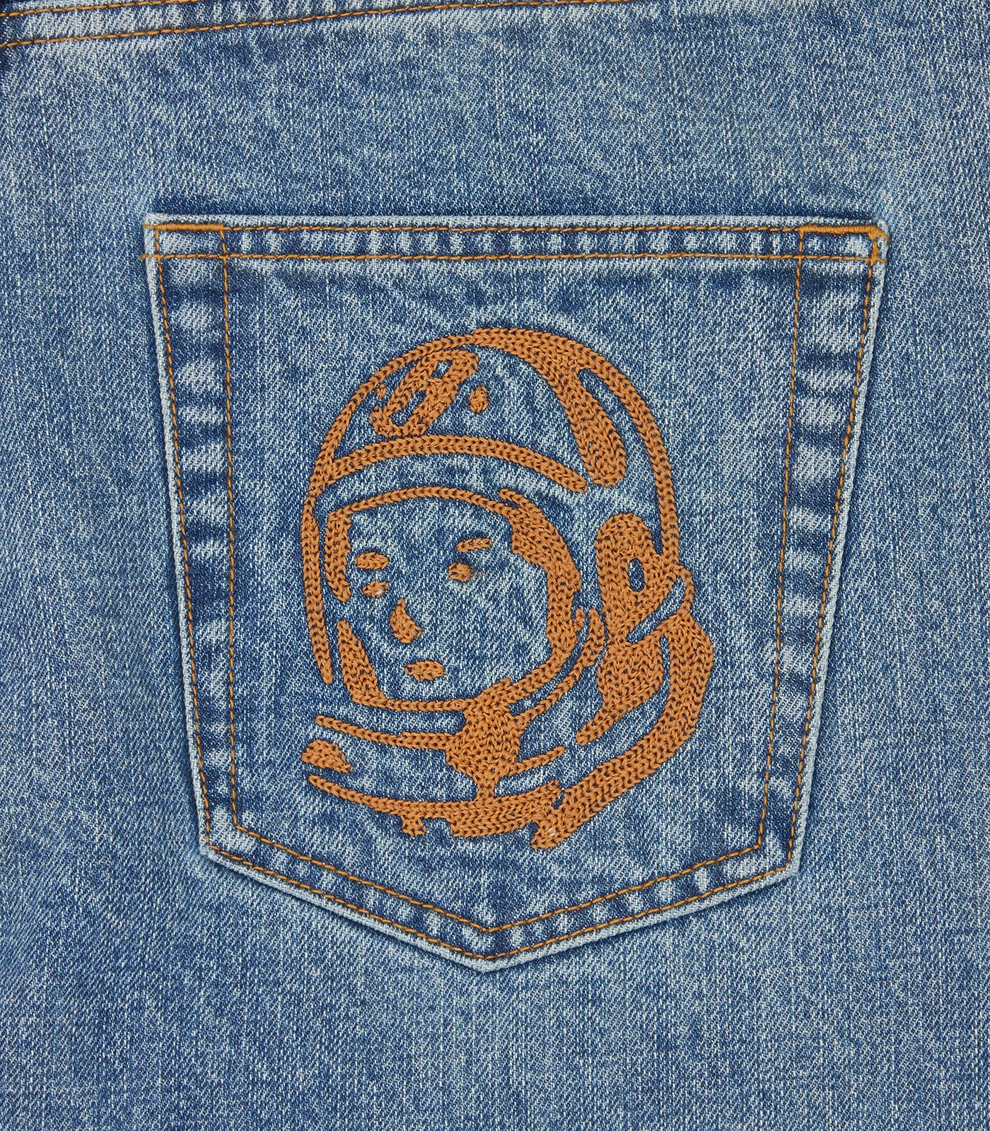 ASTRO WIDE LEG DENIM PANT - BLUE - Image 7