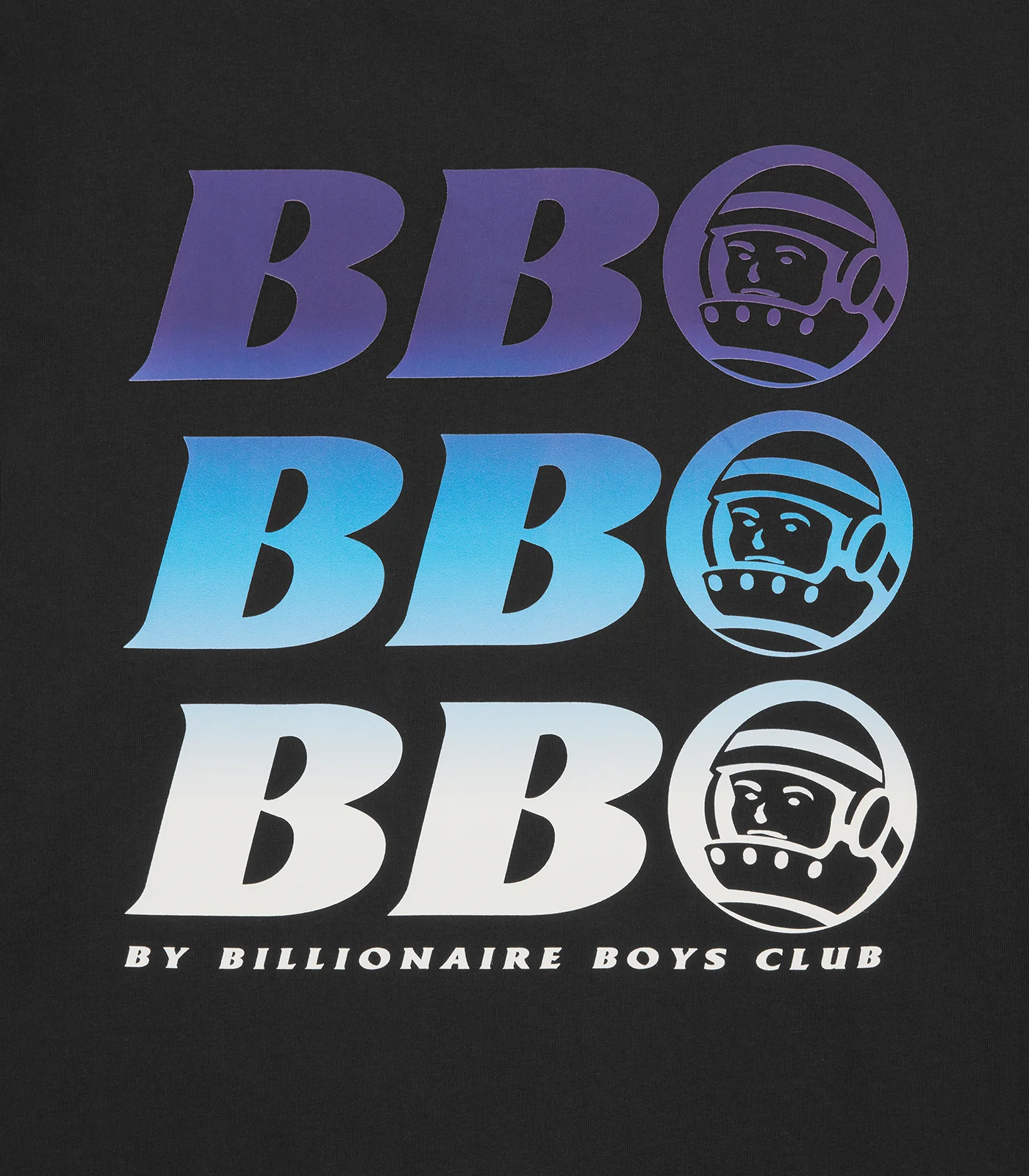 BB ASTRO REPEAT LOGO L/S T-SHIRT - BLACK - Image 5