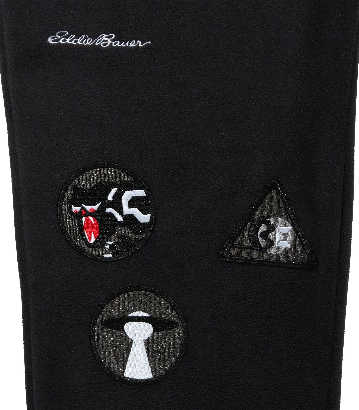 BILLIONAIRE BOYS CLUB X EDDIE BAUER POLARTEC FLEECE PANTS - BLACK - Image 3