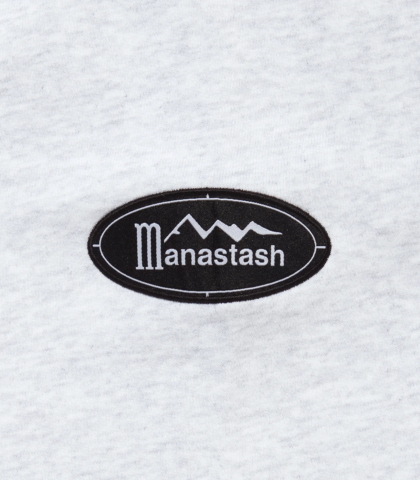 BILLIONAIRE BOYS CLUB X MANASTASH GUSSET SWEATSHIRT - ASH GREY - Image 4
