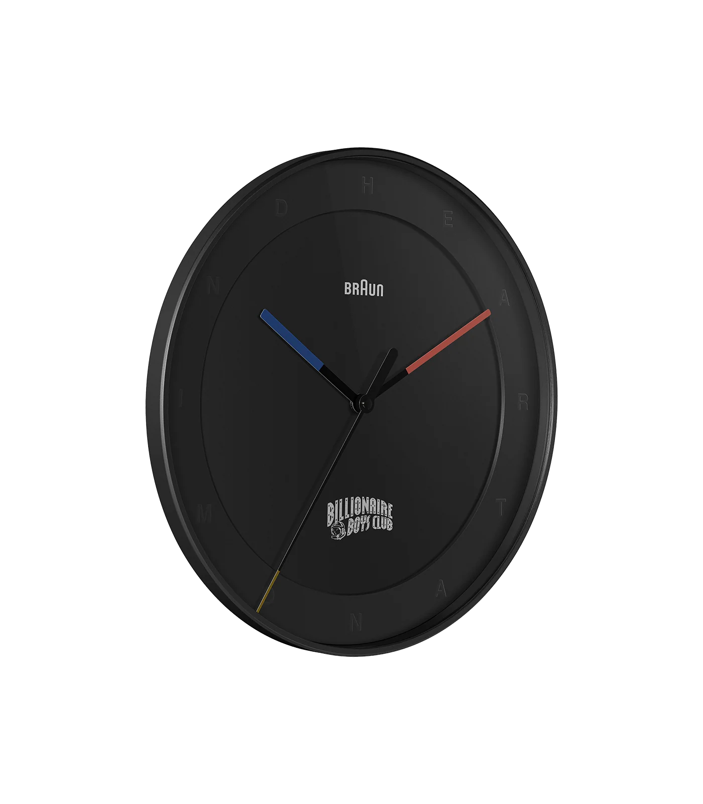 BRAUN x BILLIONAIRE BOYS CLUB ANALOGUE WALL CLOCK - BLACK - Image 2