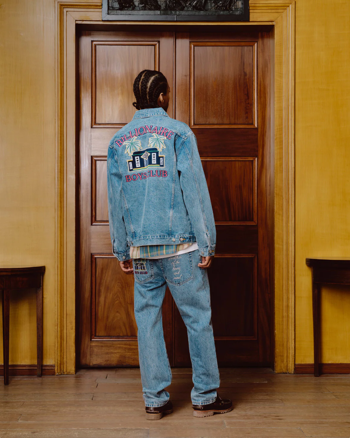 CASINO DENIM PANT - LIGHT WASH BLUE - Image 4