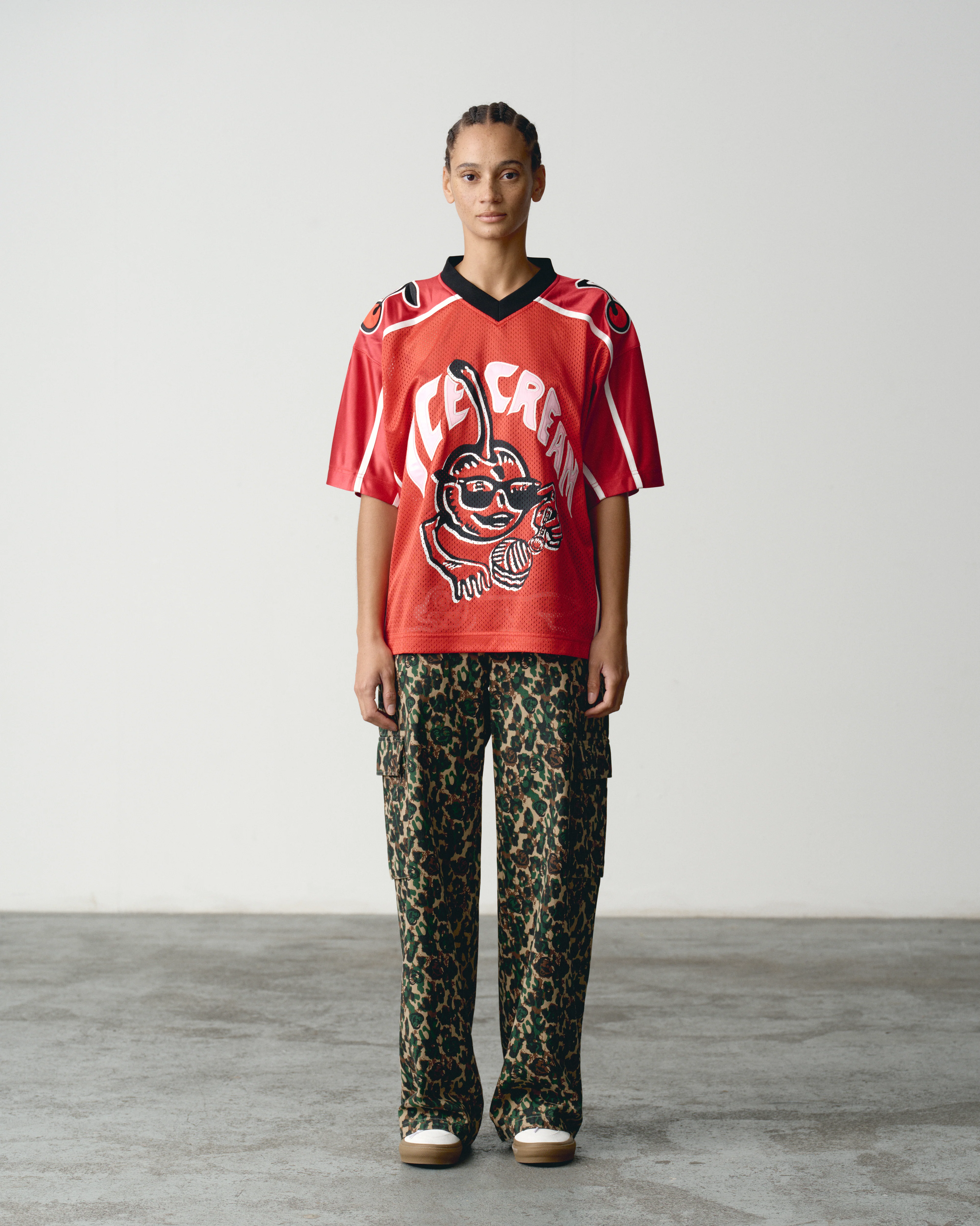 CHERRY FOOTBALL JERSEY - RED - Image 3