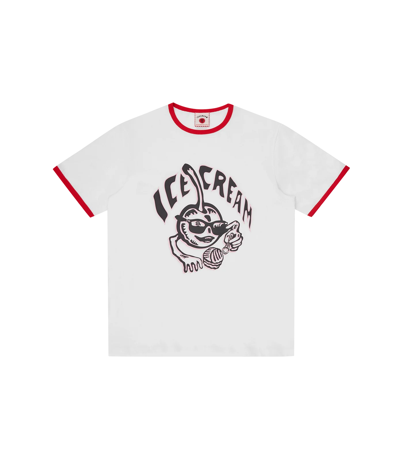 CHERRY RINGER T-SHIRT - WHITE