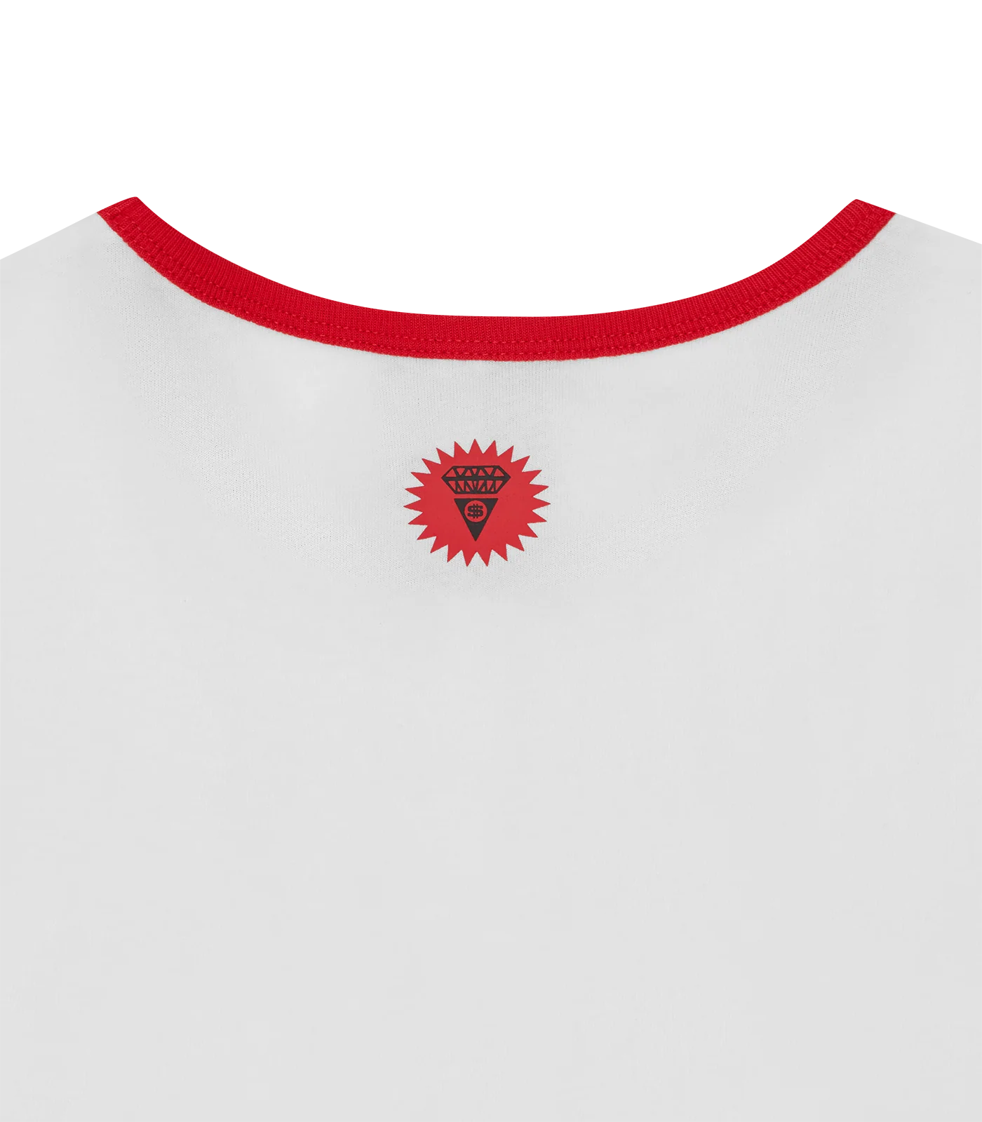 CHERRY RINGER T-SHIRT - WHITE - Image 4