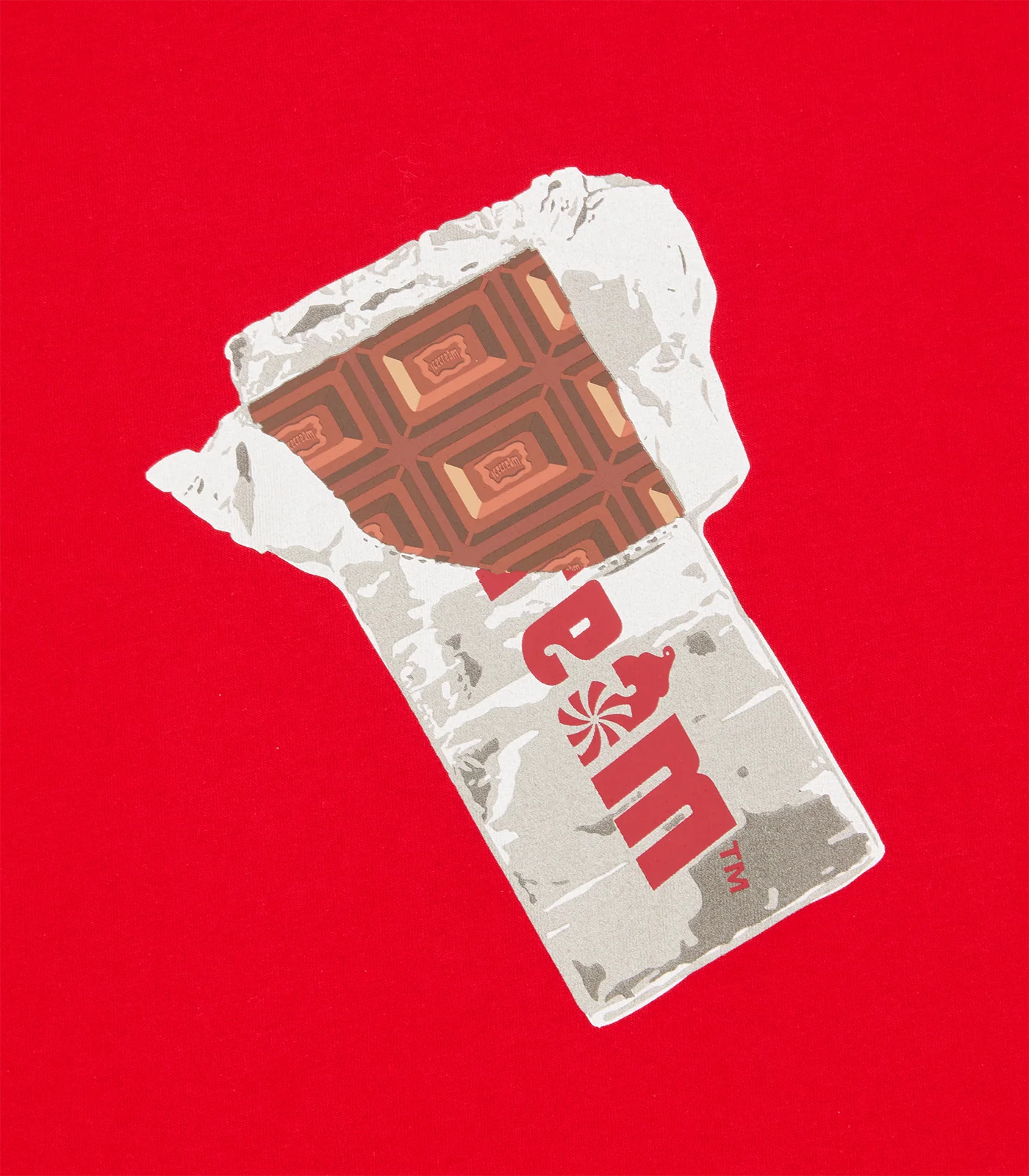 CHOCOLATE BAR T-SHIRT - RED - Image 3