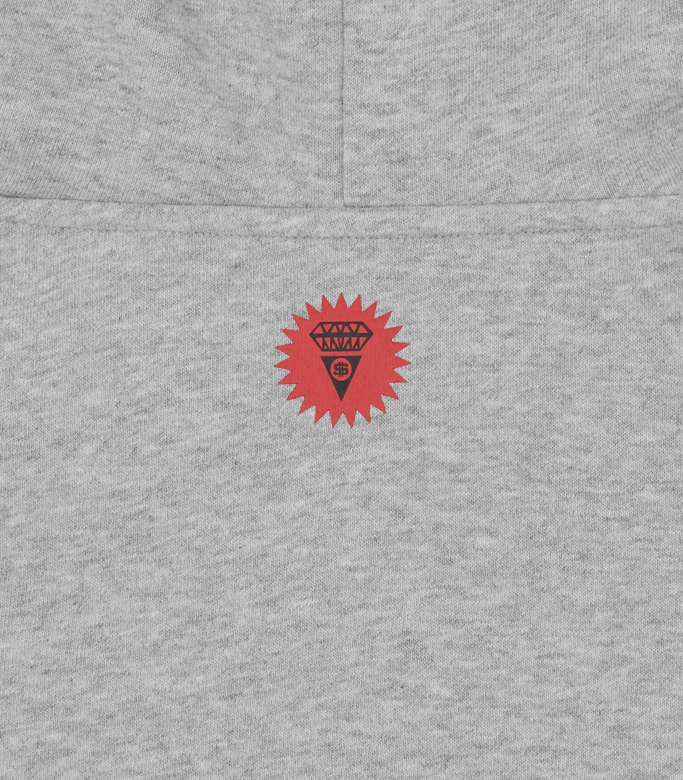 COLLEGE CROPPED POPOVER HOOD - HEATHER GREY - Image 6