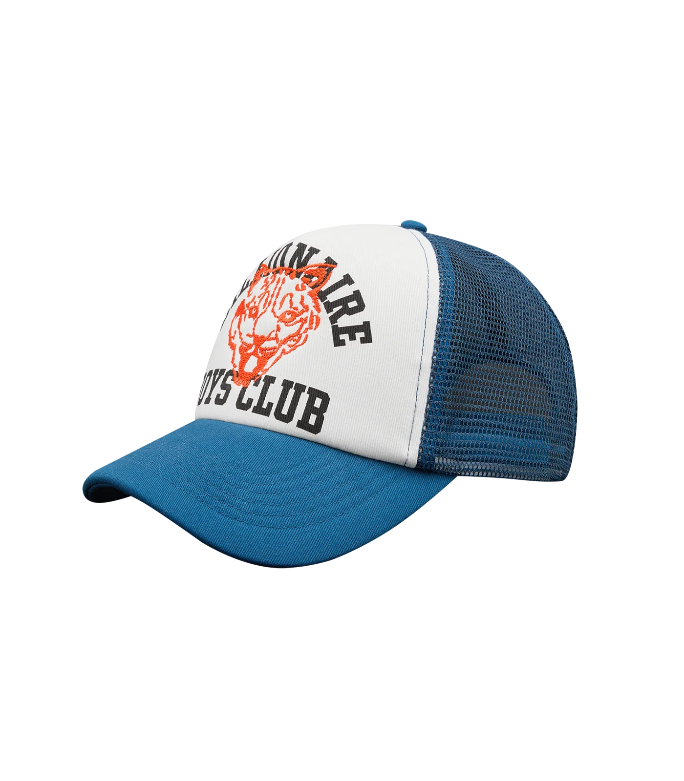 COLLEGE TWILL TRUCKER CAP - BLUE