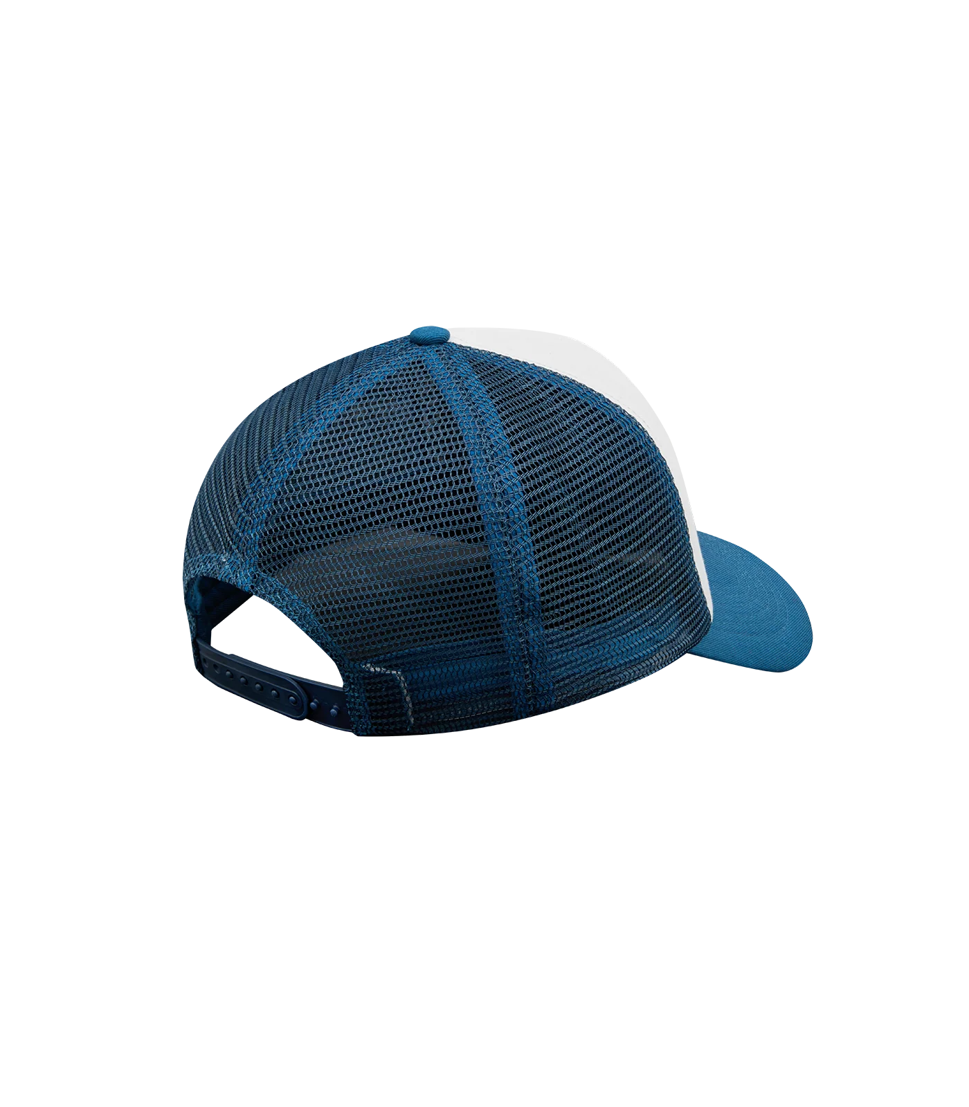 COLLEGE TWILL TRUCKER CAP - BLUE - Image 2