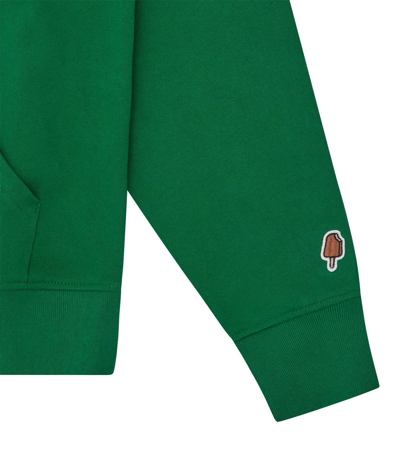 COLLEGIATE PUPPY POPOVER HOOD - GREEN - Image 4