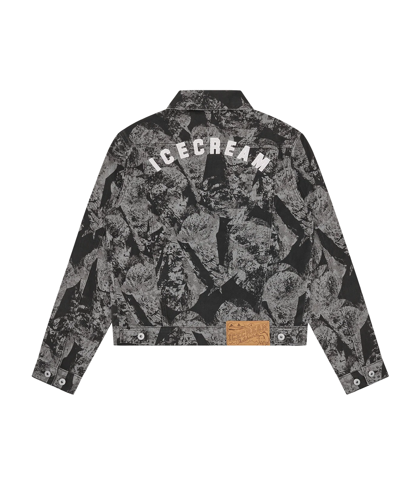 CONE STAMP DENIM TRUCKER JACKET - GREY - Image 2