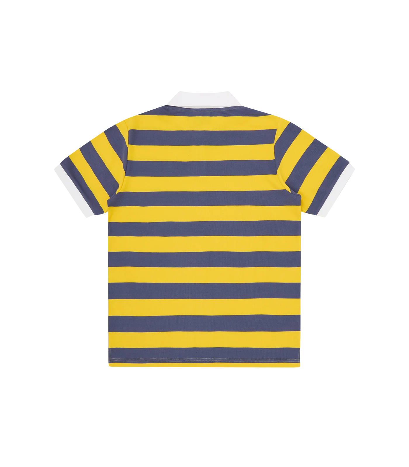 CONES & BONES POLO SHIRT - BLUE/YELLOW - Image 2