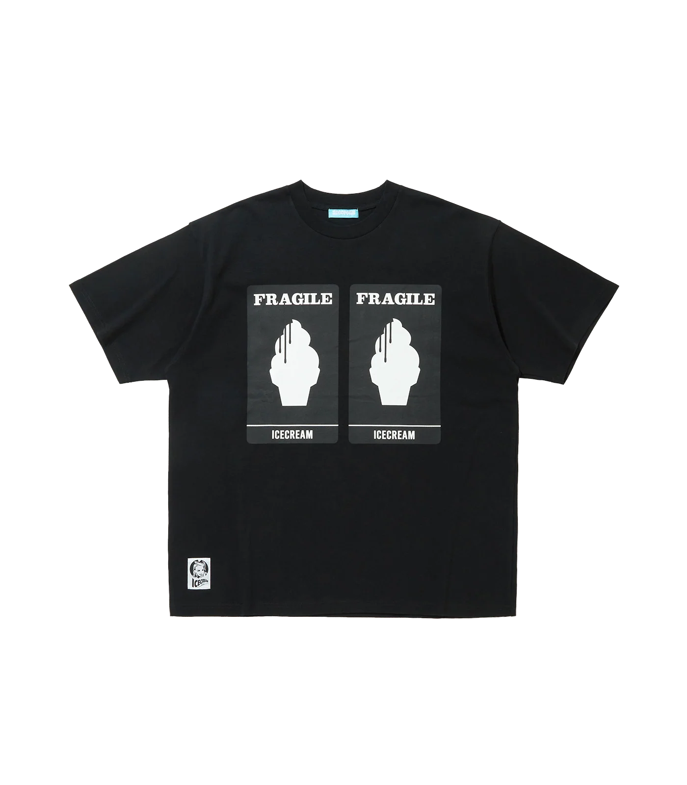 FRAGILE T-SHIRT - BLACK