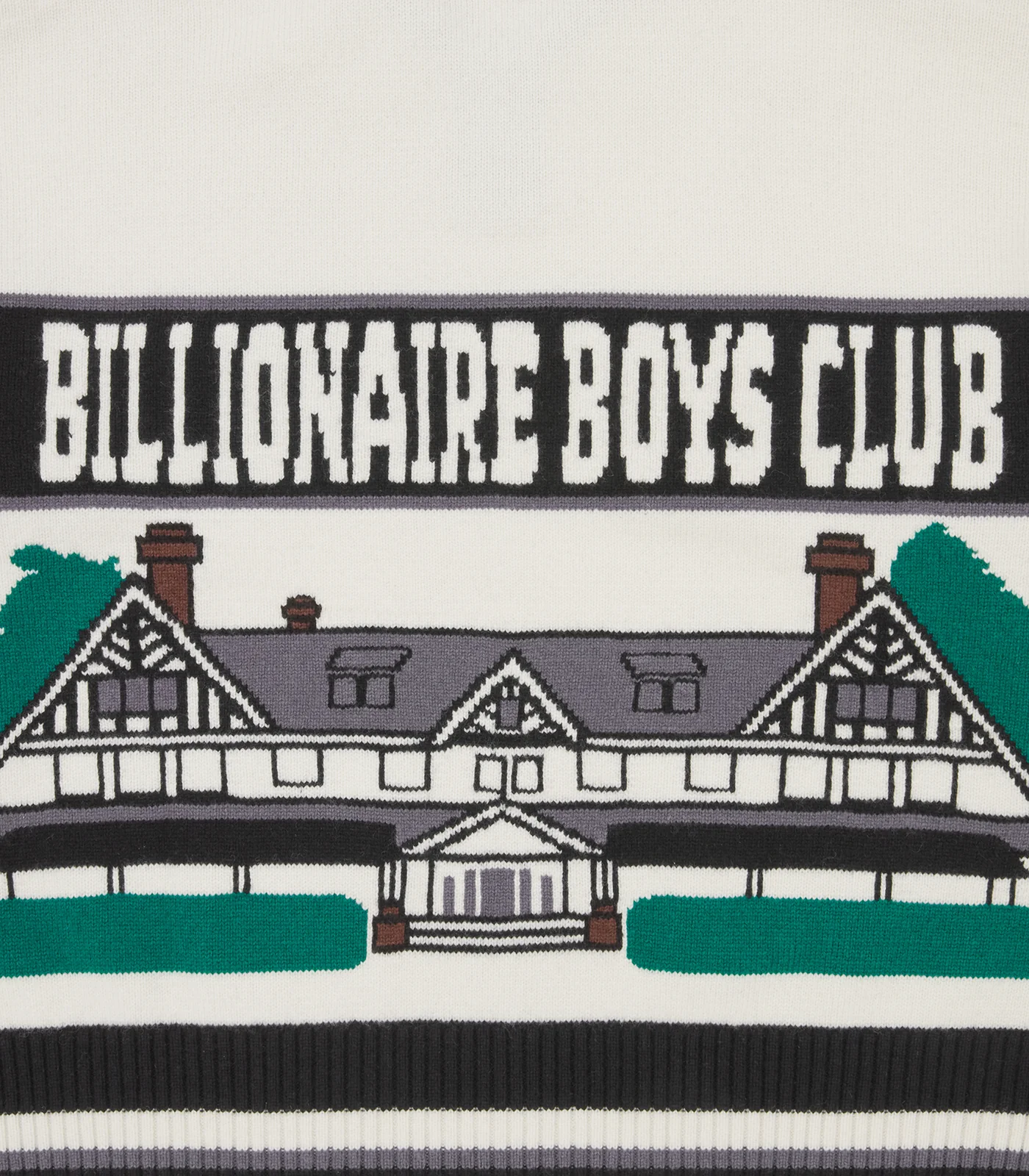 COUNTRY CLUB WOOL KNITTED COLLARED JUMPER - BLACK - Image 6