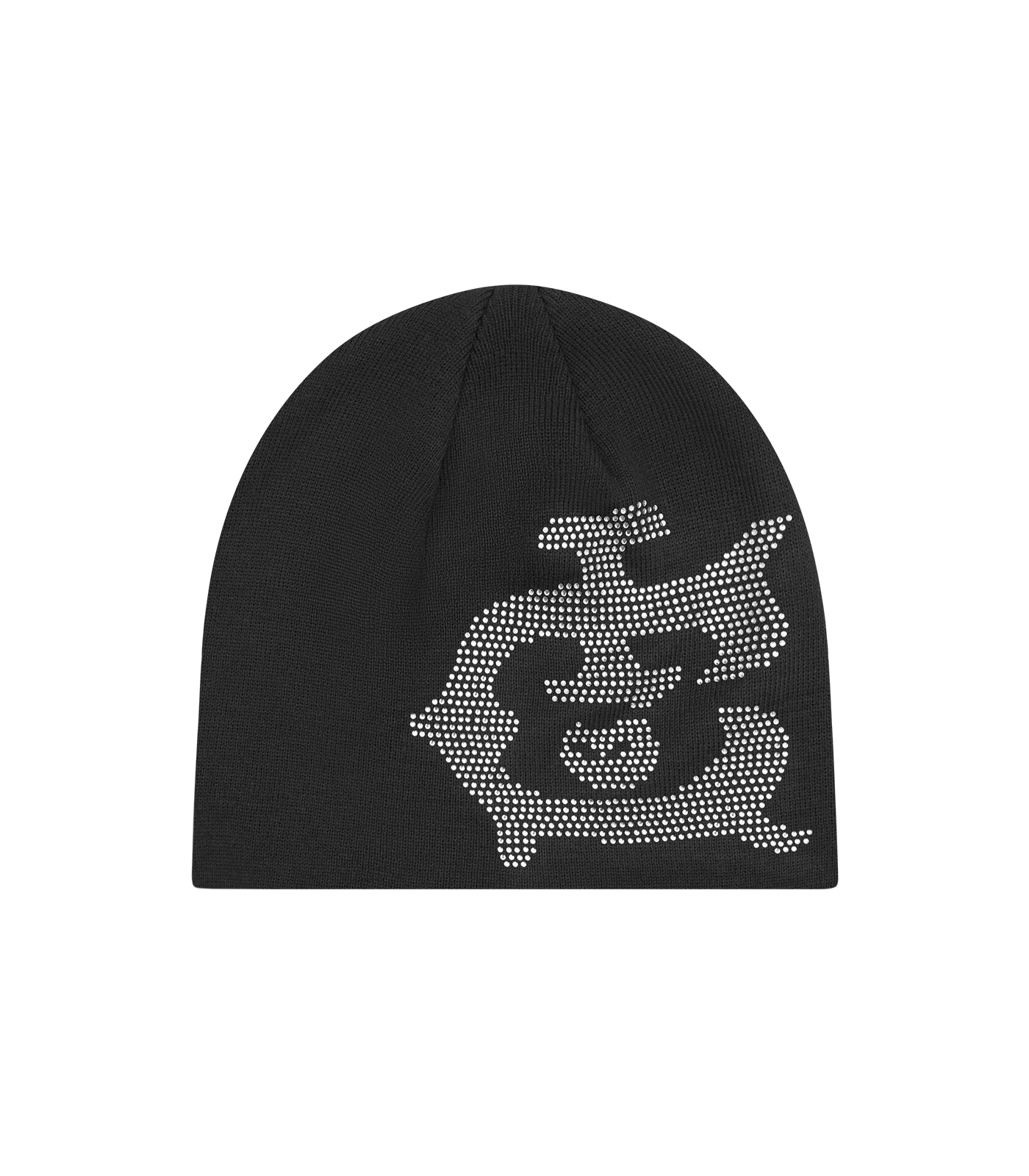 CRYSTAL BEANIE - BLACK