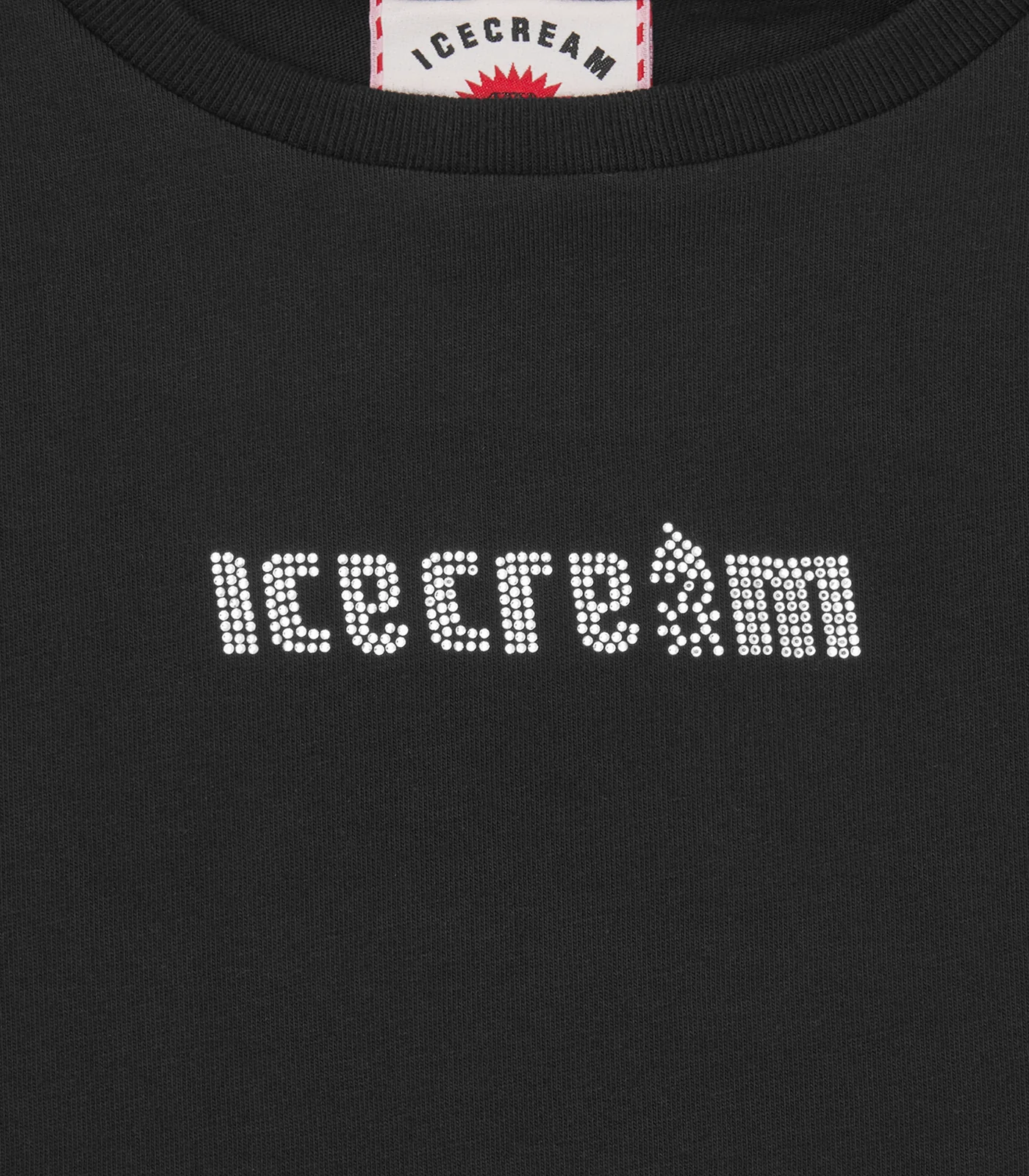 CRYSTAL SOFT SERVE BABY TEE - BLACK - Image 3