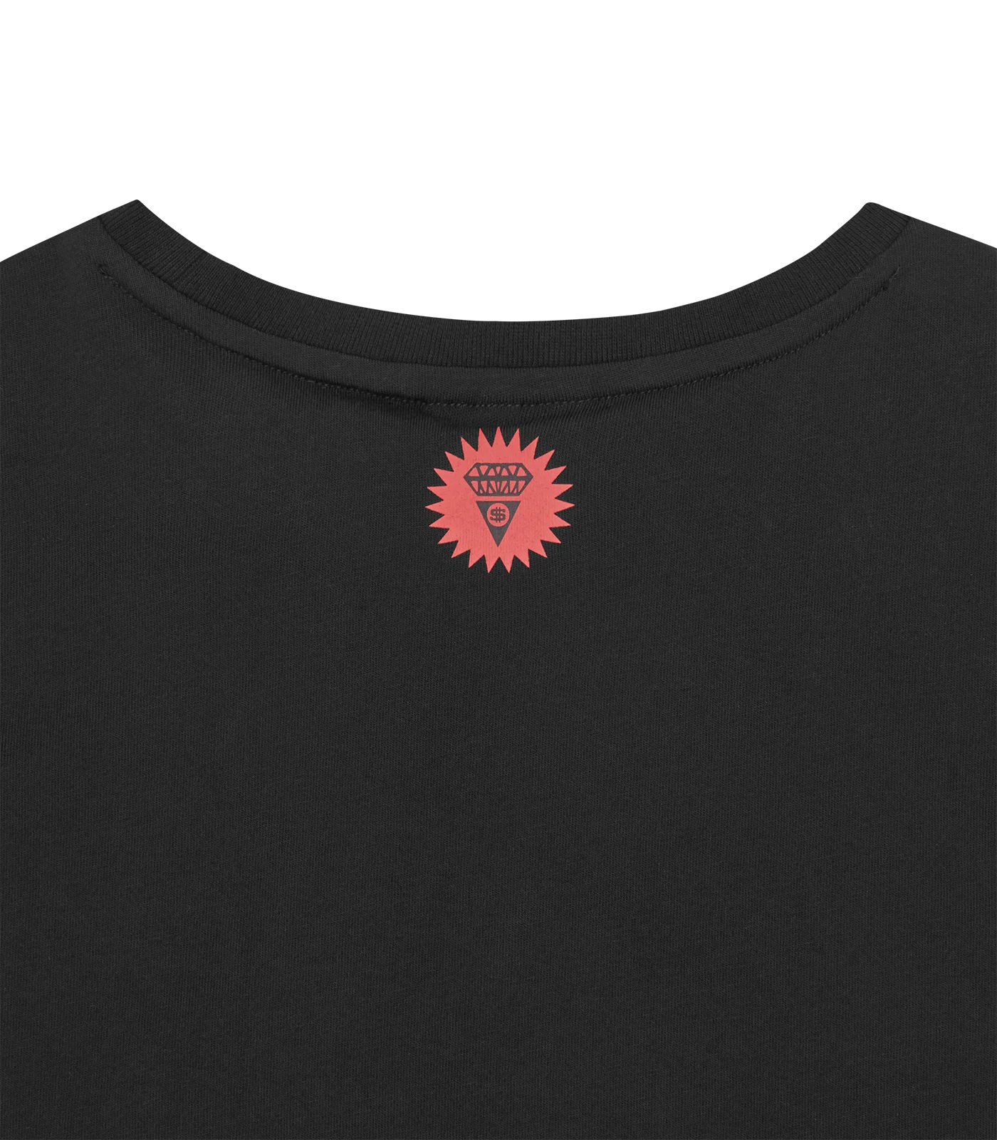 CRYSTAL SOFT SERVE BABY TEE - BLACK - Image 4