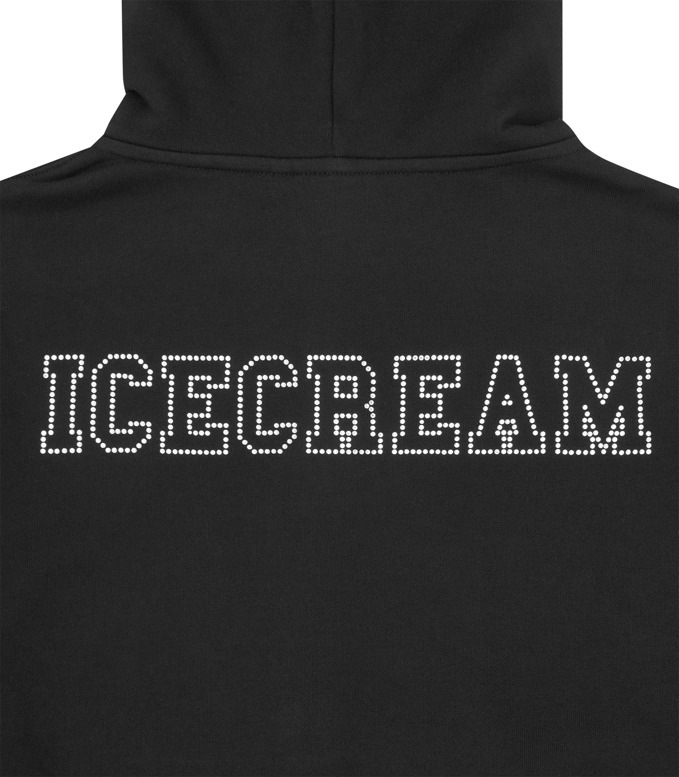 CRYSTAL ZIP THROUGH HOOD - BLACK - Image 7
