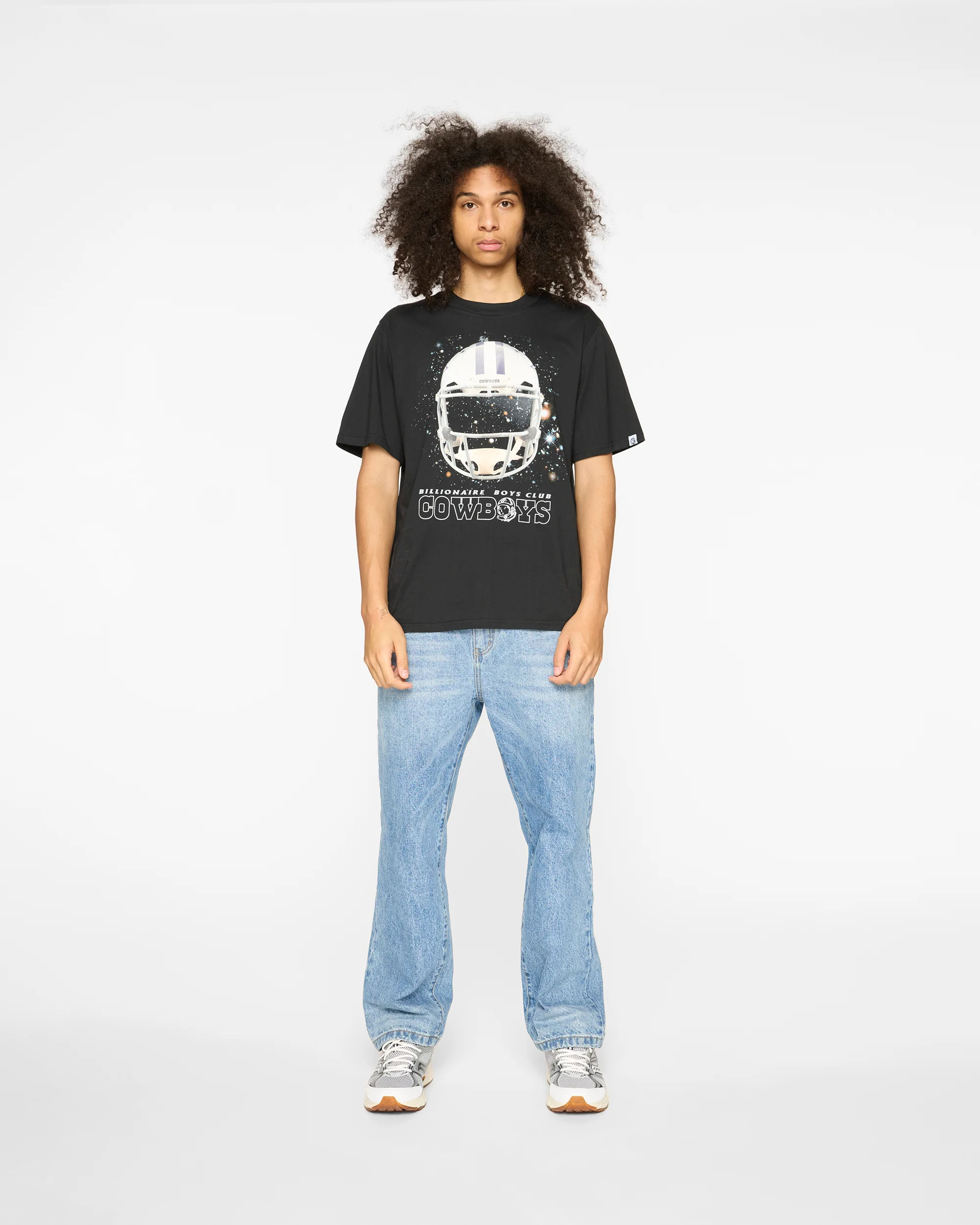 DALLAS COWBOYS HELMET SS TEE -  BLACK - Image 3