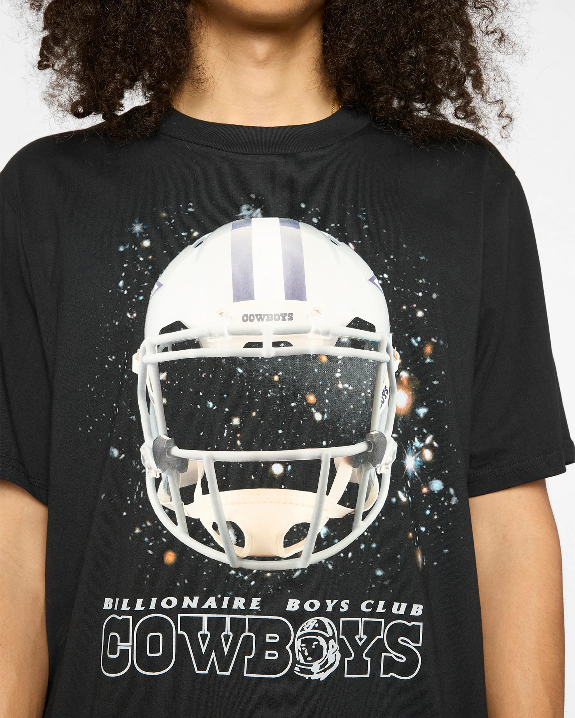 DALLAS COWBOYS HELMET SS TEE -  BLACK - Image 4