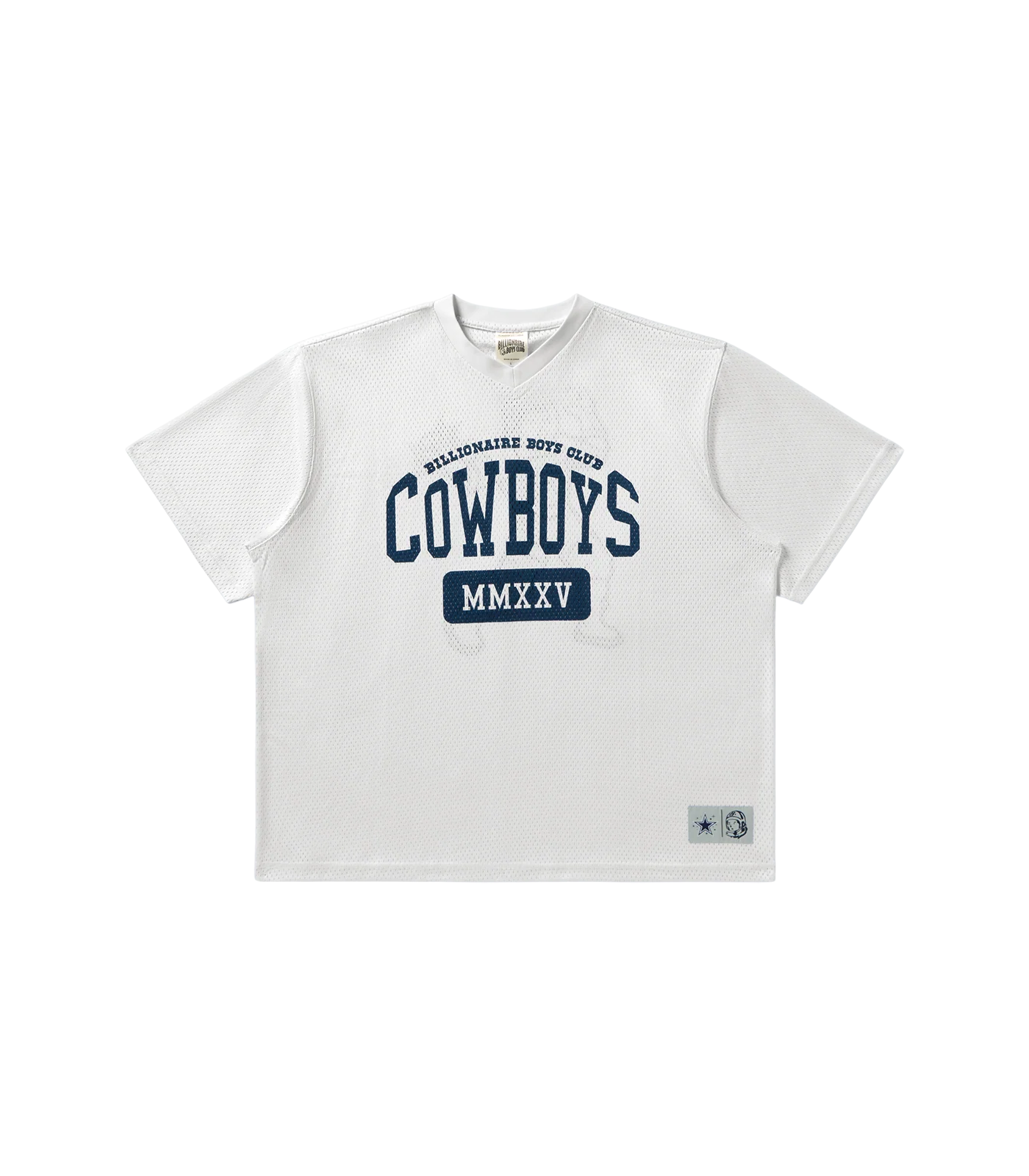 DALLAS COWBOYS MESH SS TOP - WHITE