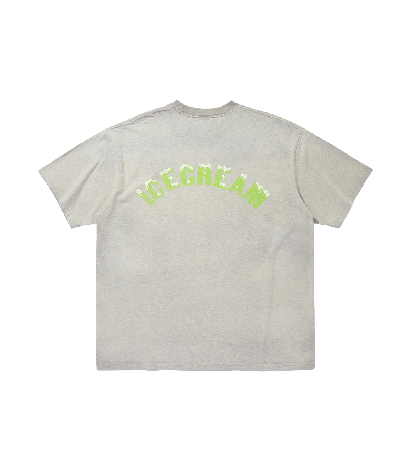 RUNNING DOG DAMAGED T-SHIRT - GREY - Image 2
