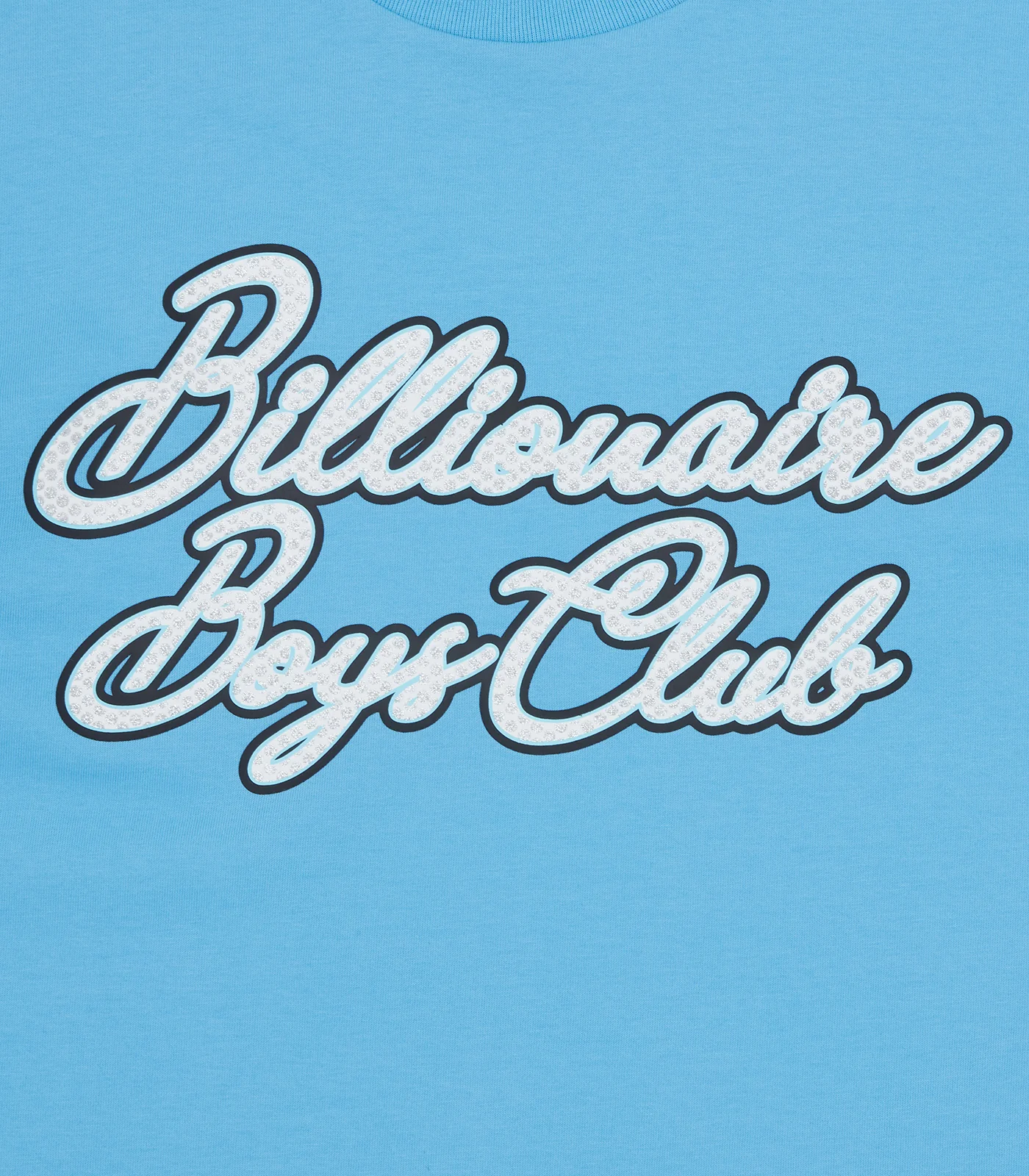 DIAMOND SCRIPT LOGO T-SHIRT - BLUE - Image 3