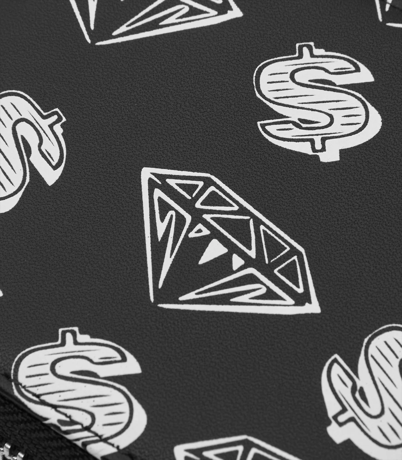 DIAMONDS & DOLLARS WALLET - BLACK - Image 3