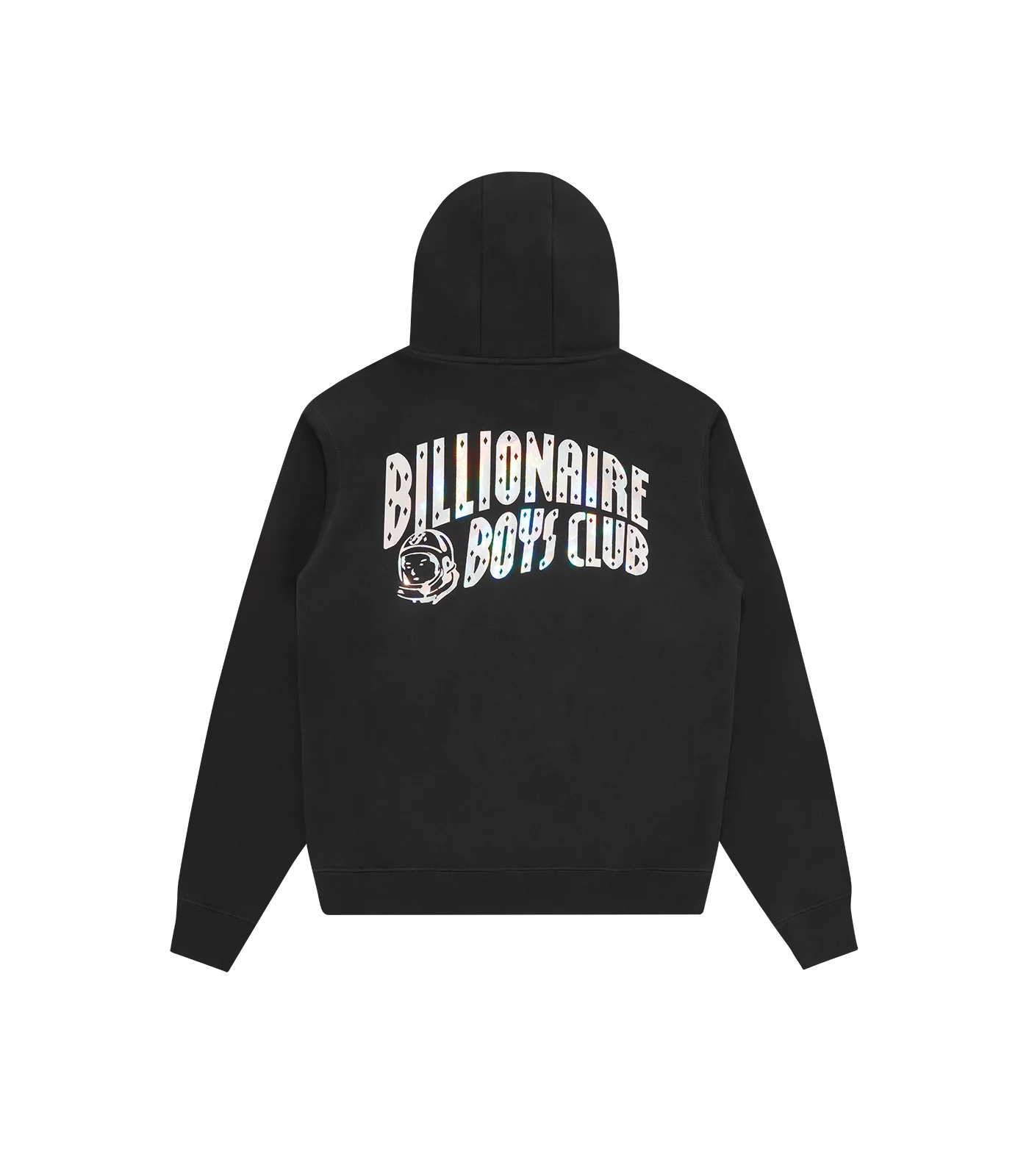 DOUBLE ARCH LOGO POPOVER HOOD - BLACK - Image 2