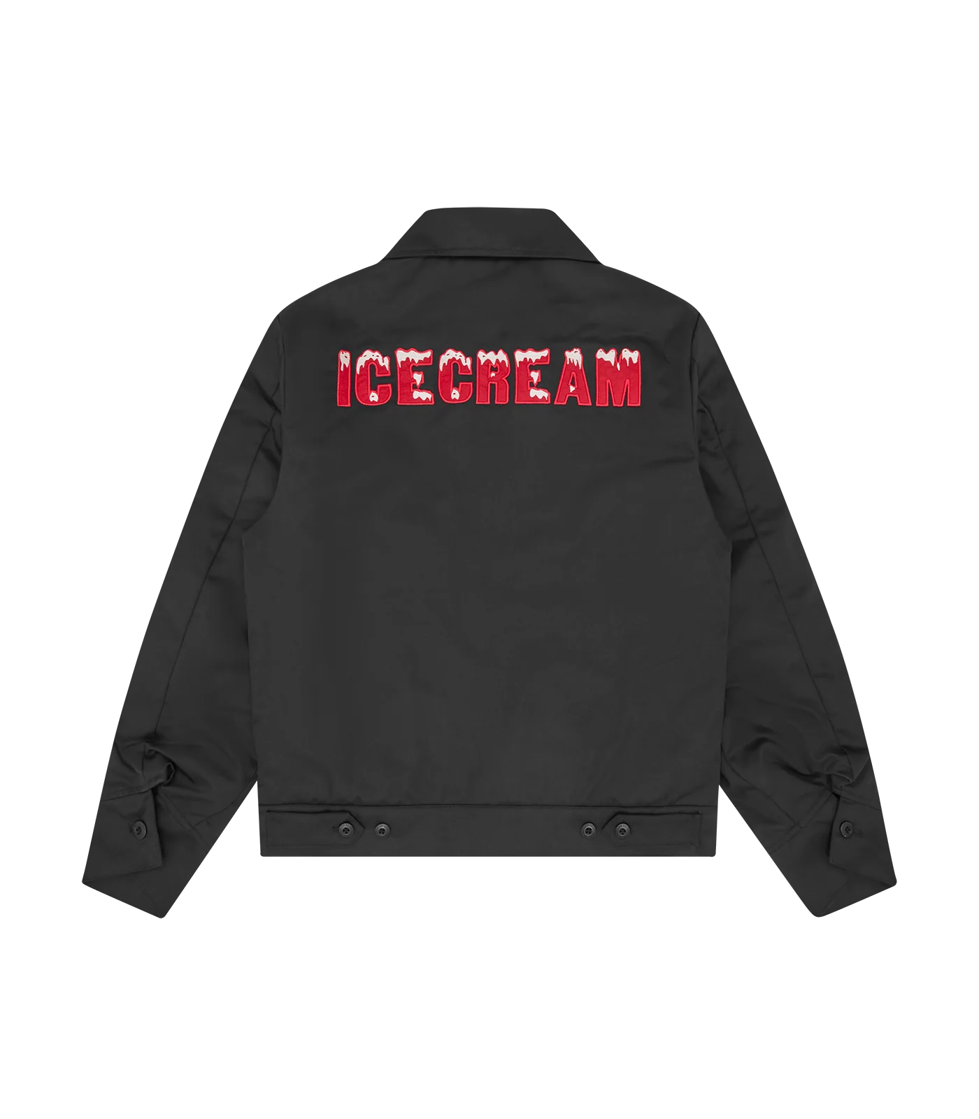 DRIPPY QUILTED WORK JACKET - BLACK - Image 3