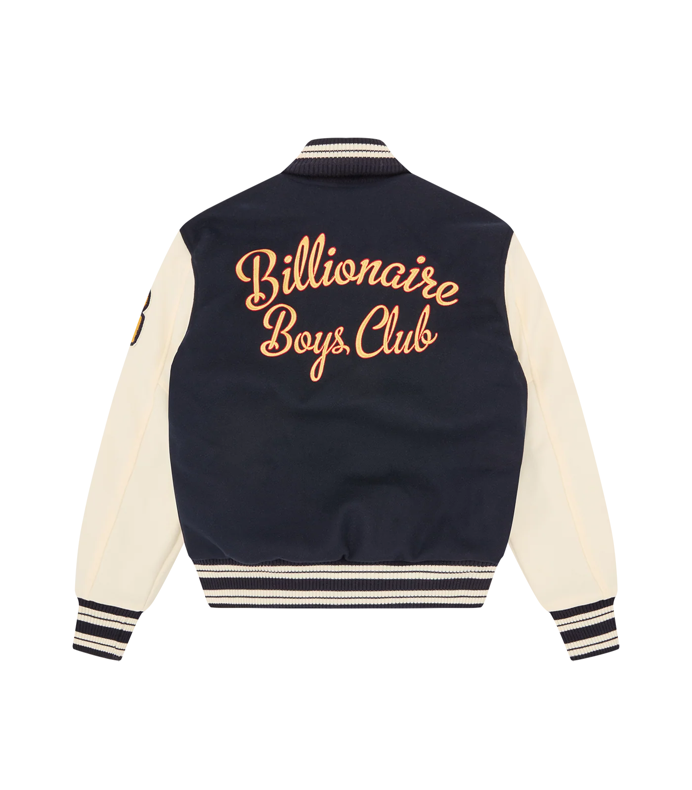 FANFARE SCRIPT VARSITY JACKET - NAVY/CREAM - Image 2