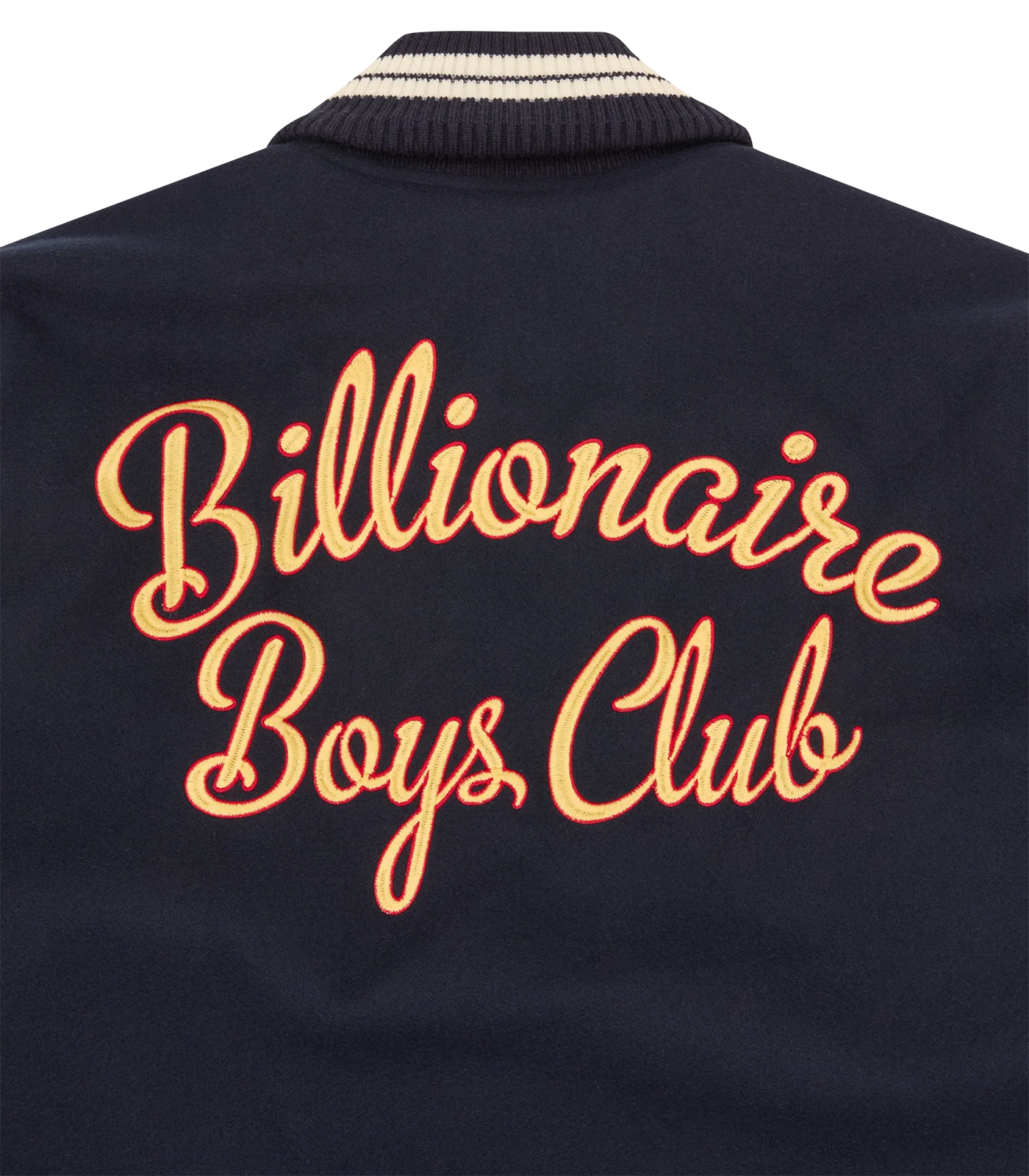 FANFARE SCRIPT VARSITY JACKET - NAVY/CREAM - Image 9