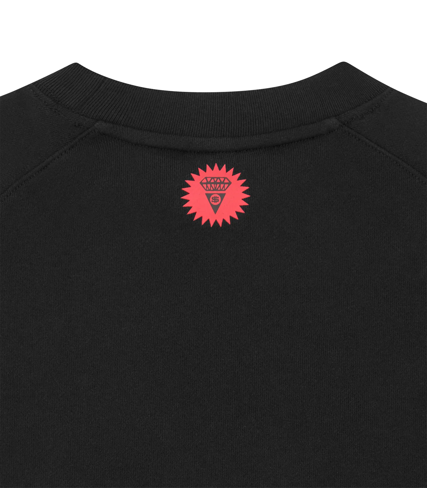 GLITTER RUNNING DOG CREWNECK - BLACK - Image 5