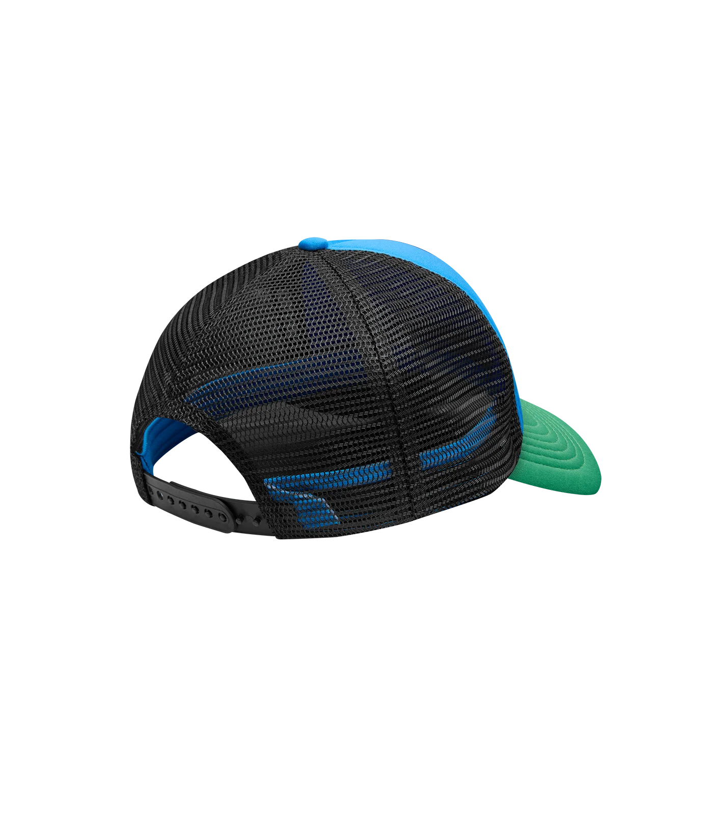 GLITTER RUNNING DOG TRUCKER CAP - BLUE/GREEN - Image 2
