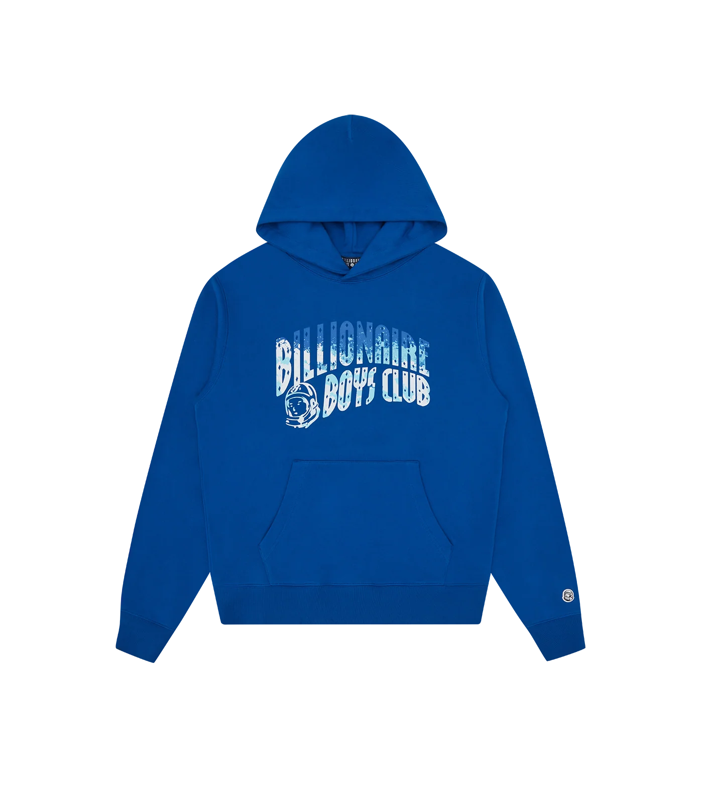 GREAT WAVE FILL ARCH LOGO POPOVER HOOD - BLUE