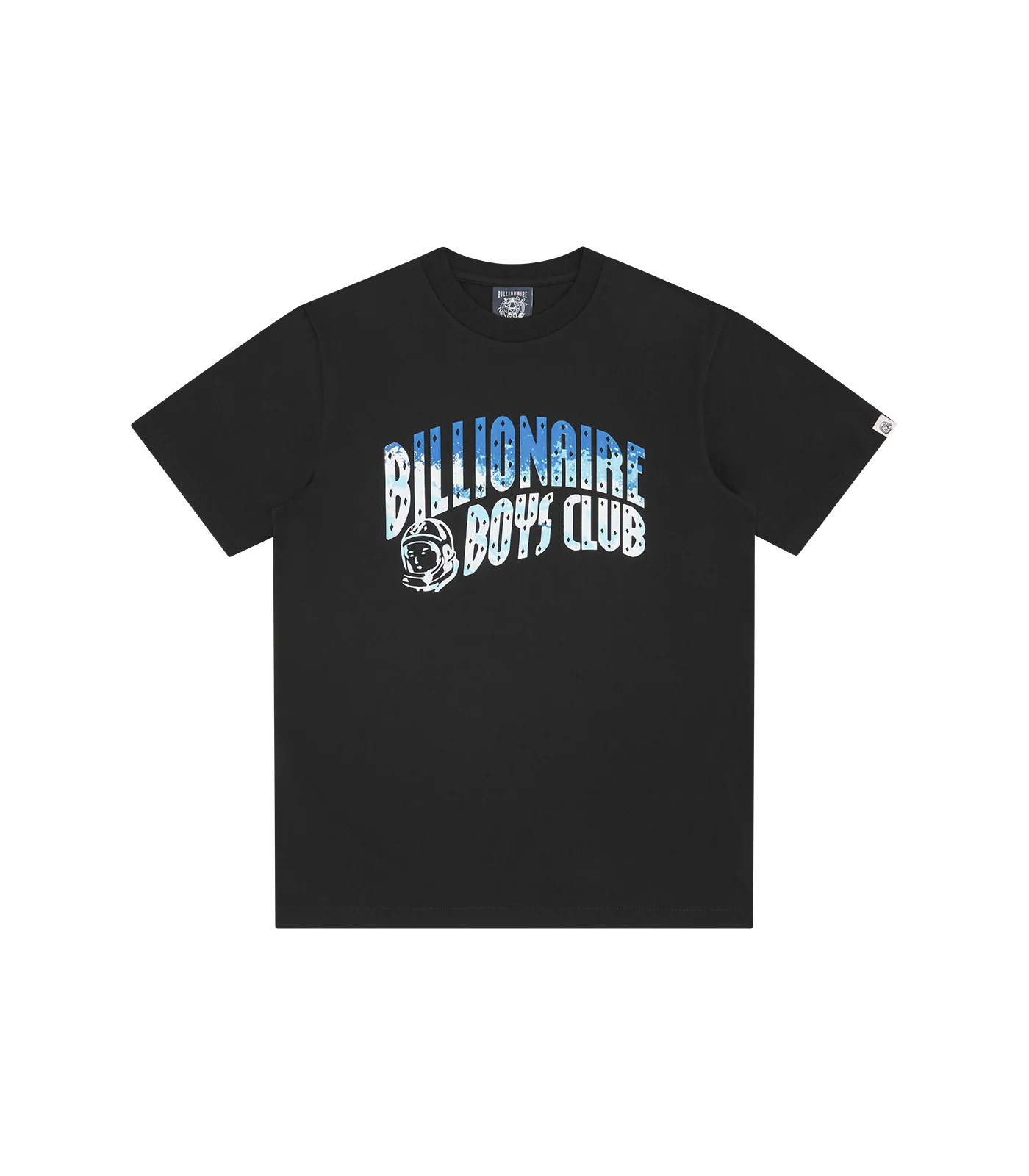GREAT WAVE FILL ARCH LOGO T-SHIRT - BLACK