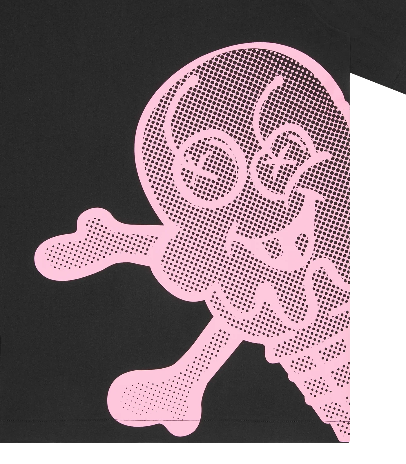 HALFTONE JUMBO CONES & BONES T-SHIRT - BLACK - Image 3