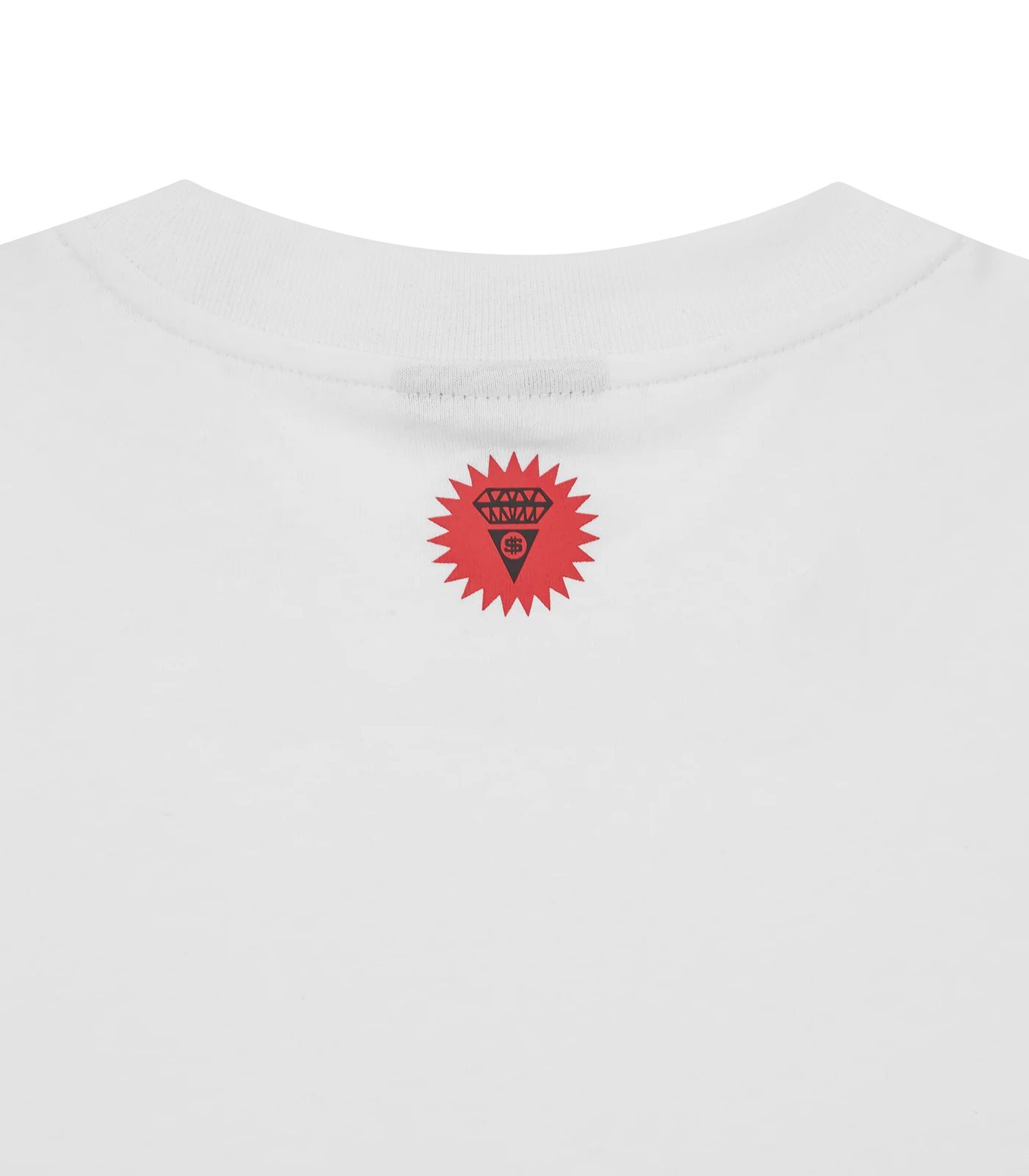 HALFTONE RUNNING DOG T-SHIRT - WHITE - Image 5