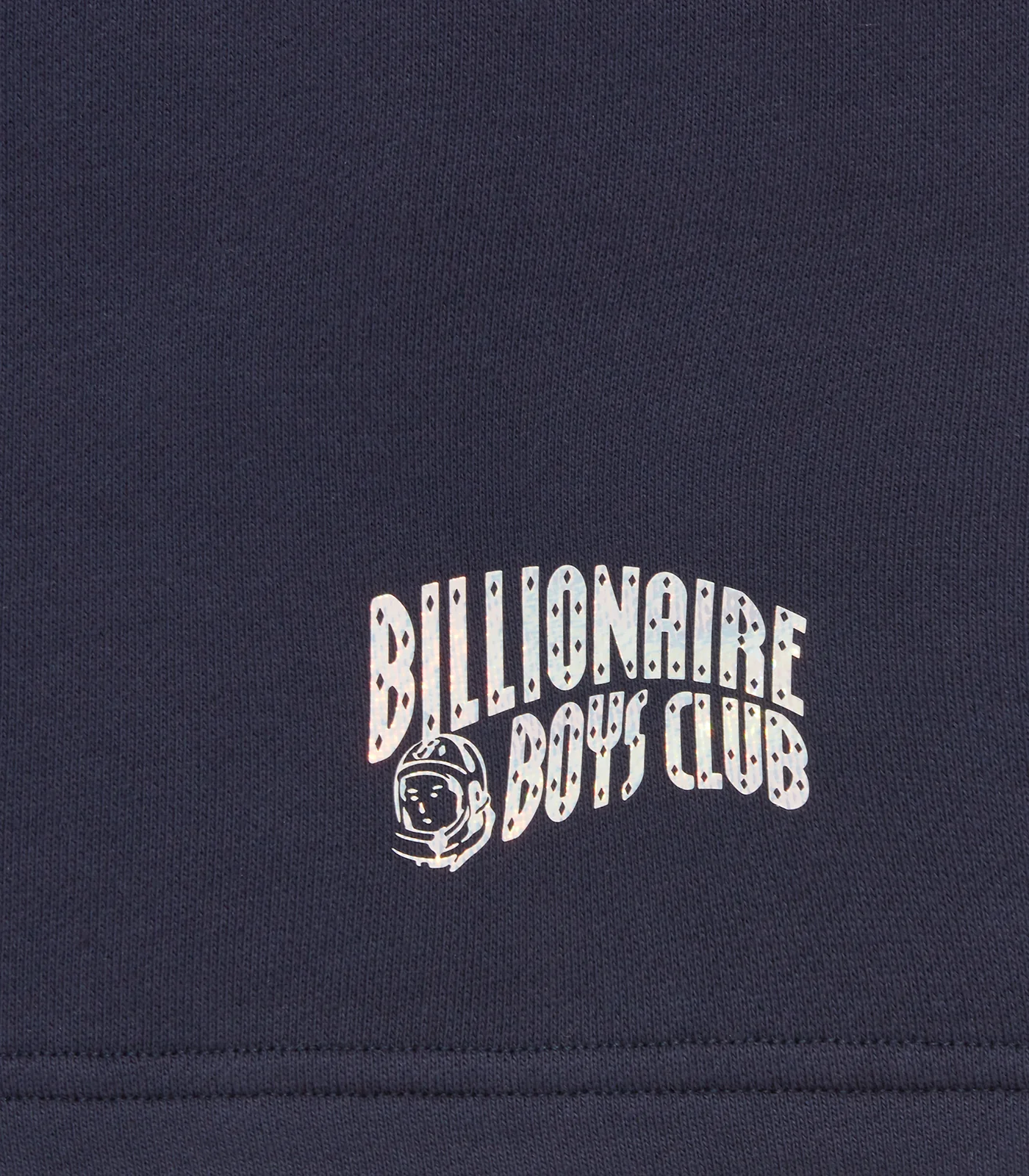 HOLOGRAPHIC SMALL ARCH LOGO SWEATSHORTS - NAVY - Image 3