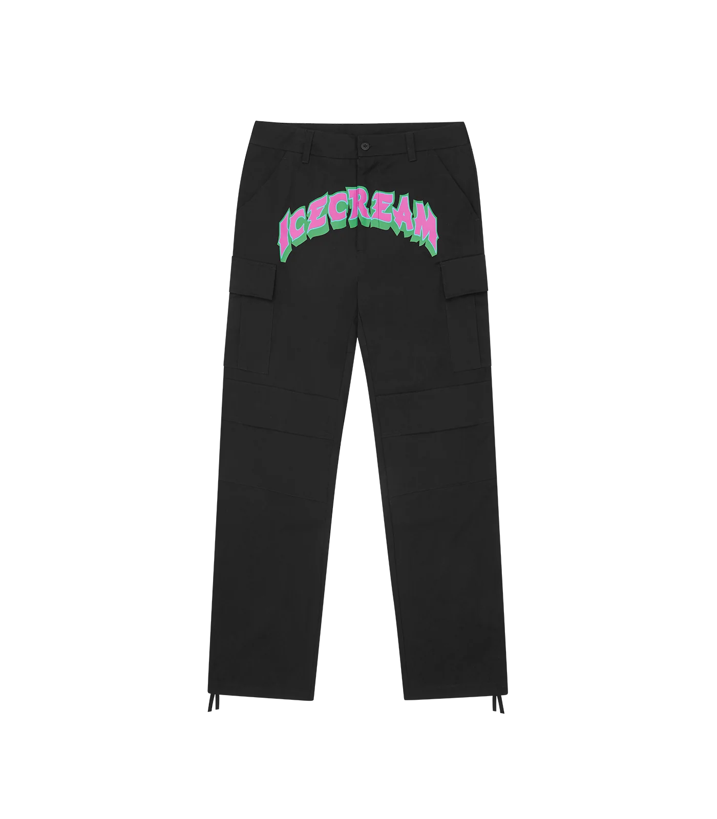 ICECREAM CARGO PANTS - BLACK
