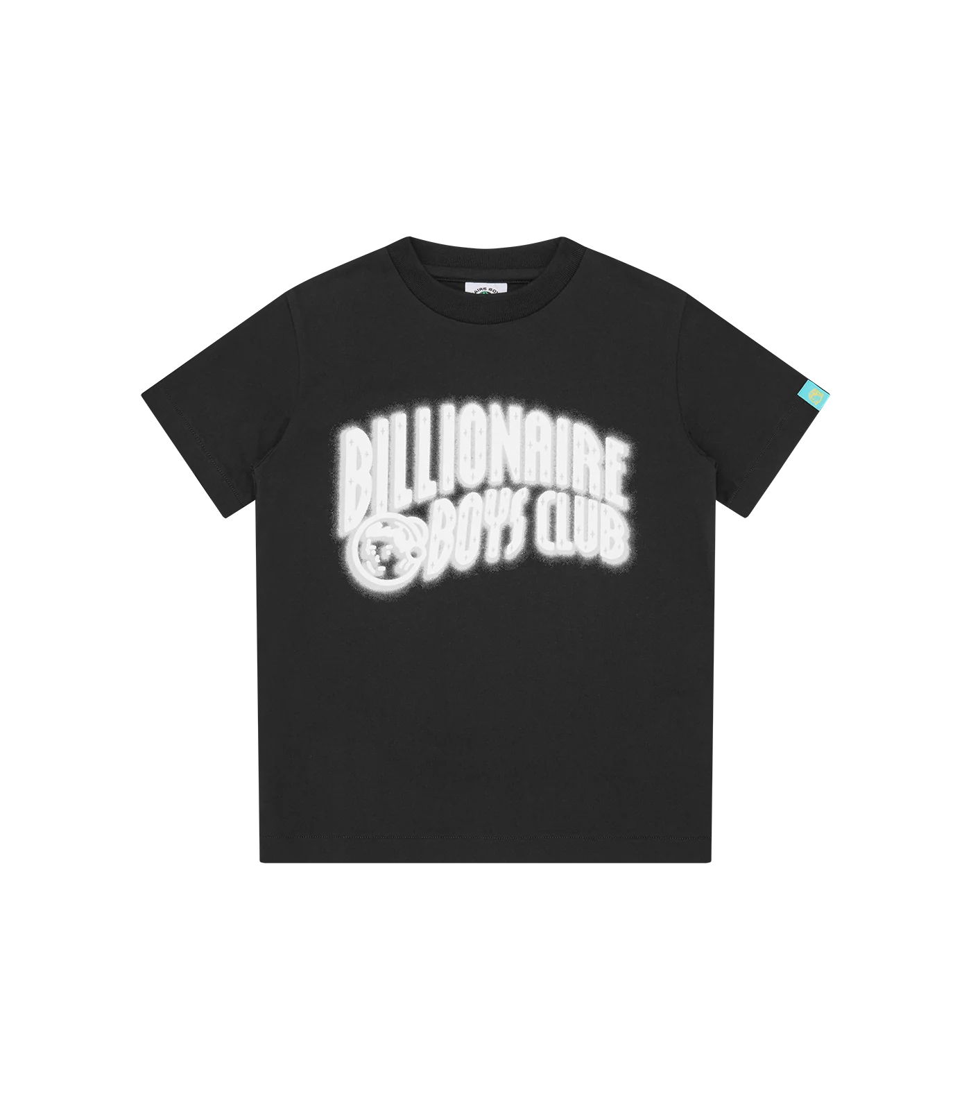 KIDS DISTORTED ARCH LOGO T-SHIRT - BLACK