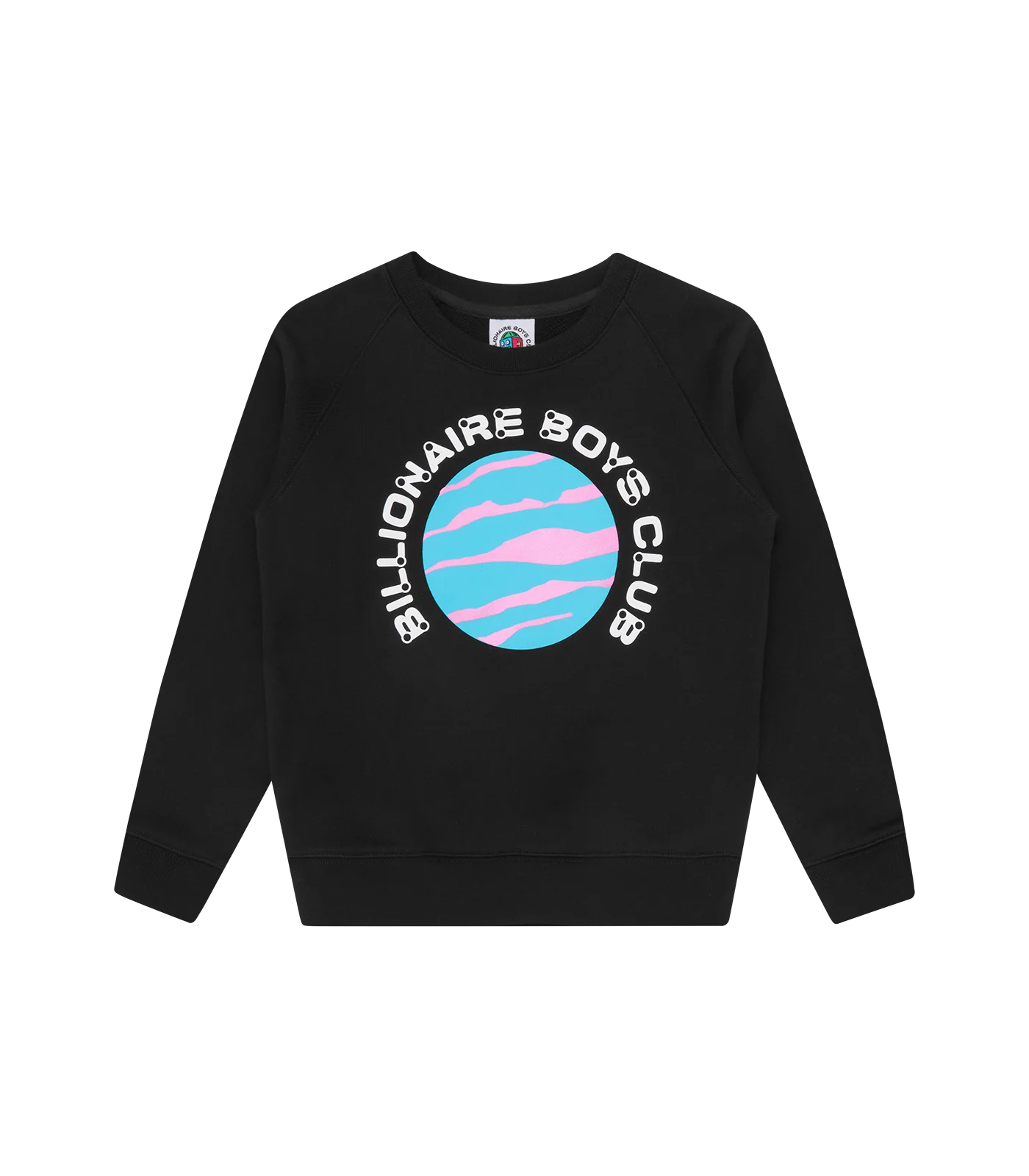 KIDS PLANET CREWNECK - BLACK