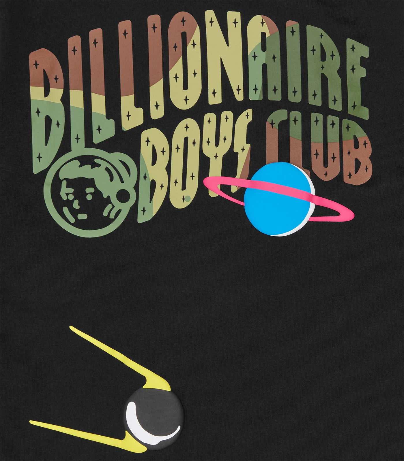 KIDS SPACE CAMO L/S T-SHIRT - BLACK - Image 7