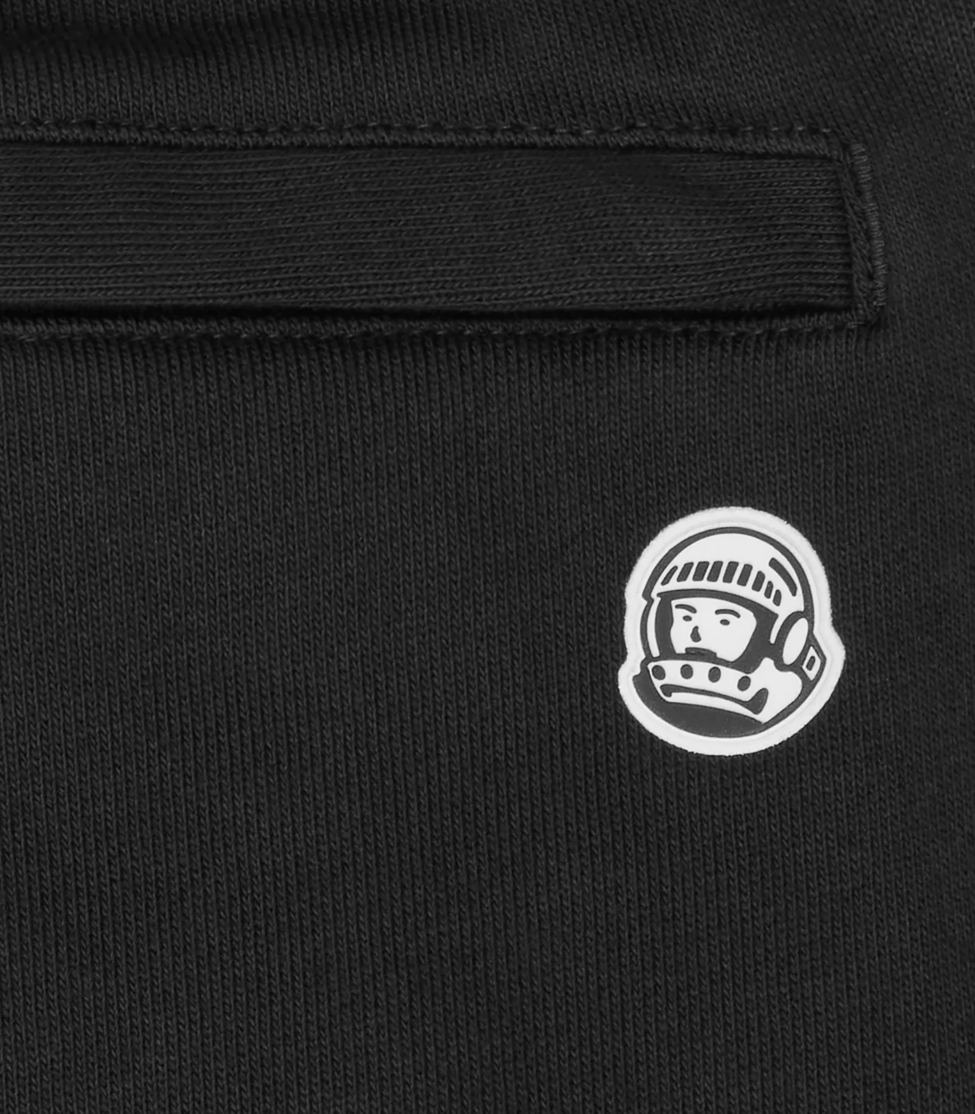LARGE SCRIPT LOGO WIDE LEG SWEATPANTS - BLACK - Image 5