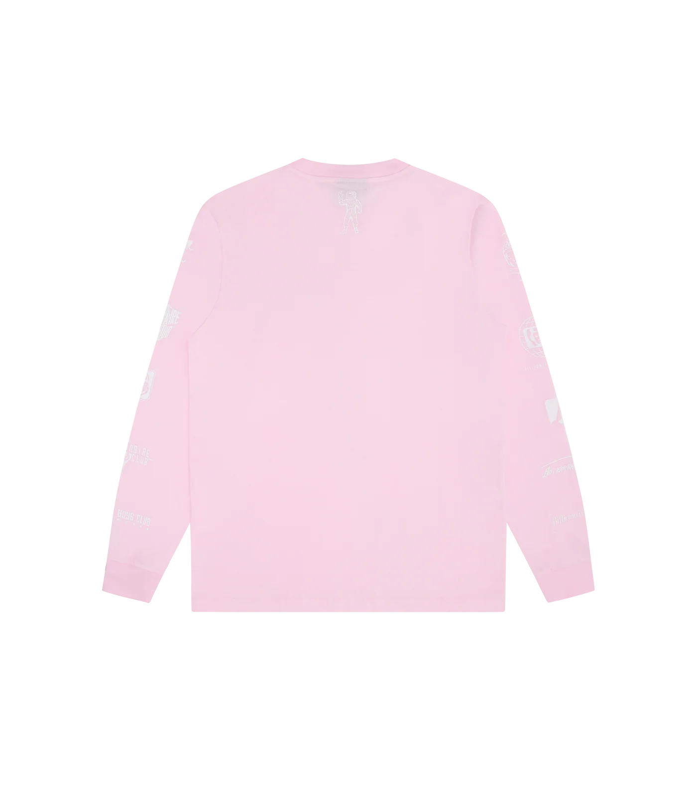 MULTI LOGO L/S T-SHIRT - PINK - Image 2